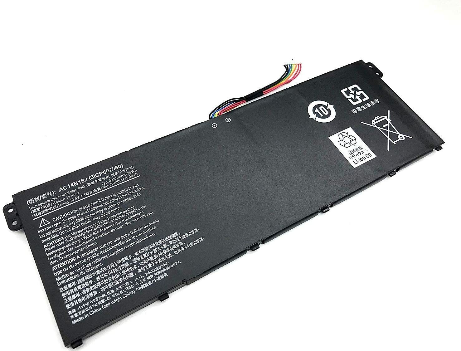 Genuine AC14B18J AC14B13J Battery for Acer Aspire E3-112 ES1-511 V5-122P V5-132
