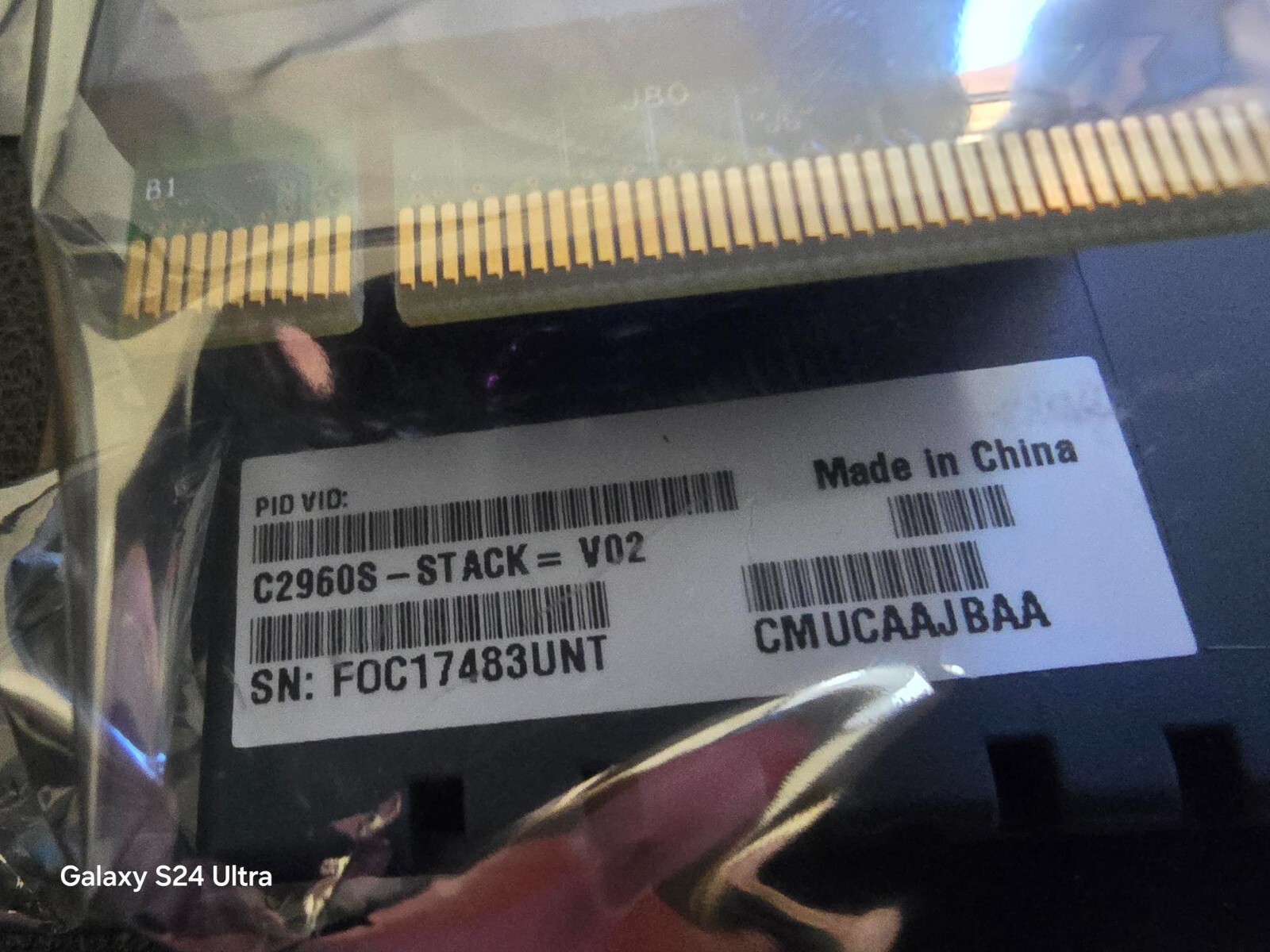 NEW CISCO 2960-S FLEXSTACK MODULE C2960S-STACK V2