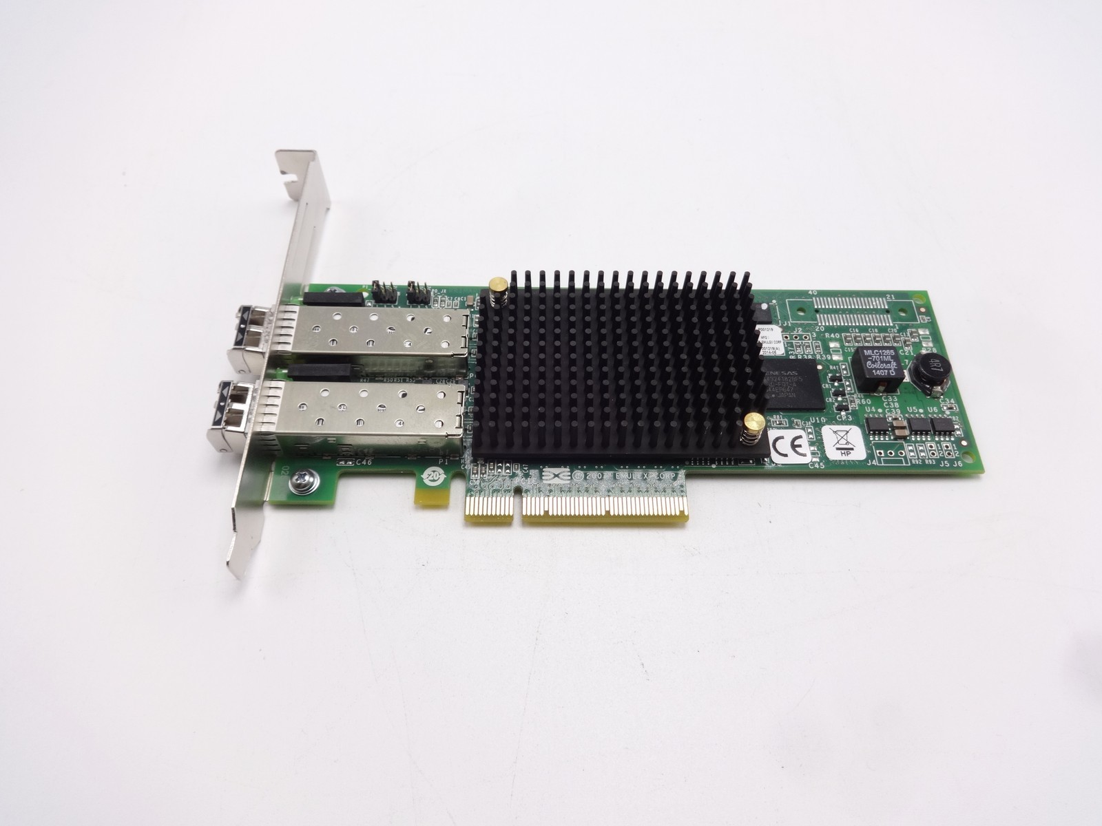 HP 697890-001 Emulex LPE12002 82E 8GB Dual Port PCI-E LP HBA Adapter AJ763