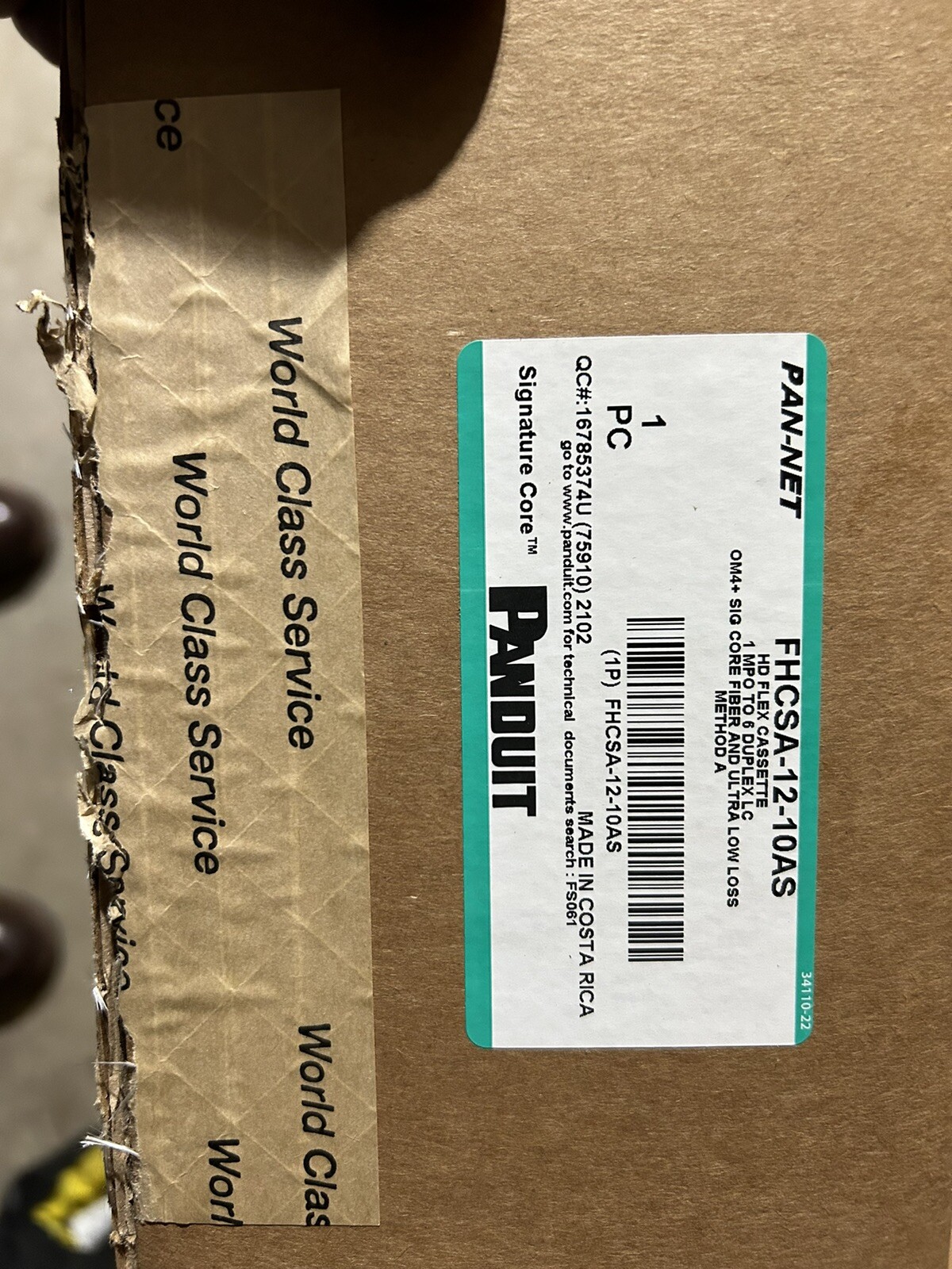 NEW. IN BOXES Panduit HD FLEX CASSETTE FHCSA-12-10AS