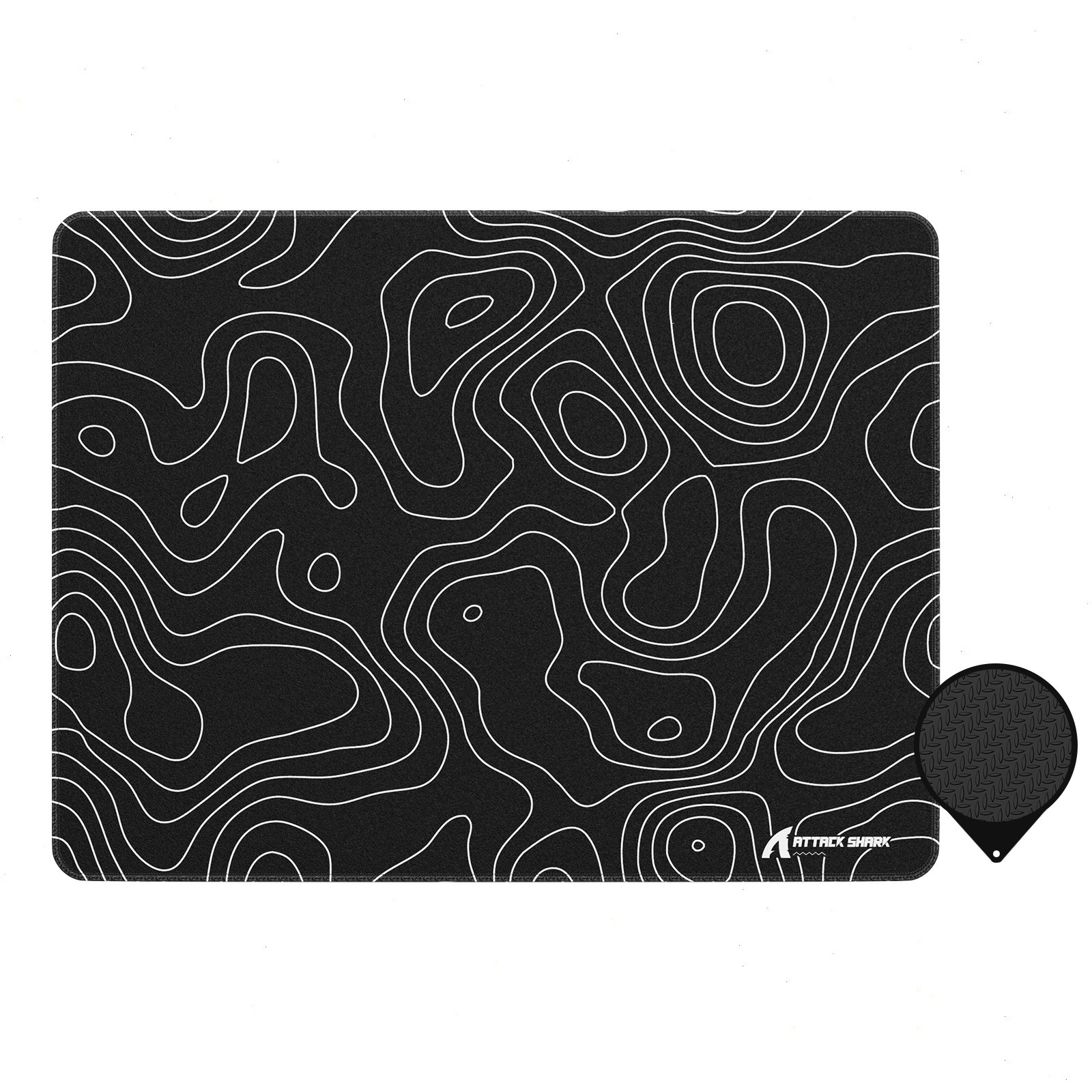 ATTACK SHARK CM02SE Gaming Mouse Pad Non-Woven Texture Surface Anti-Slip Rubber