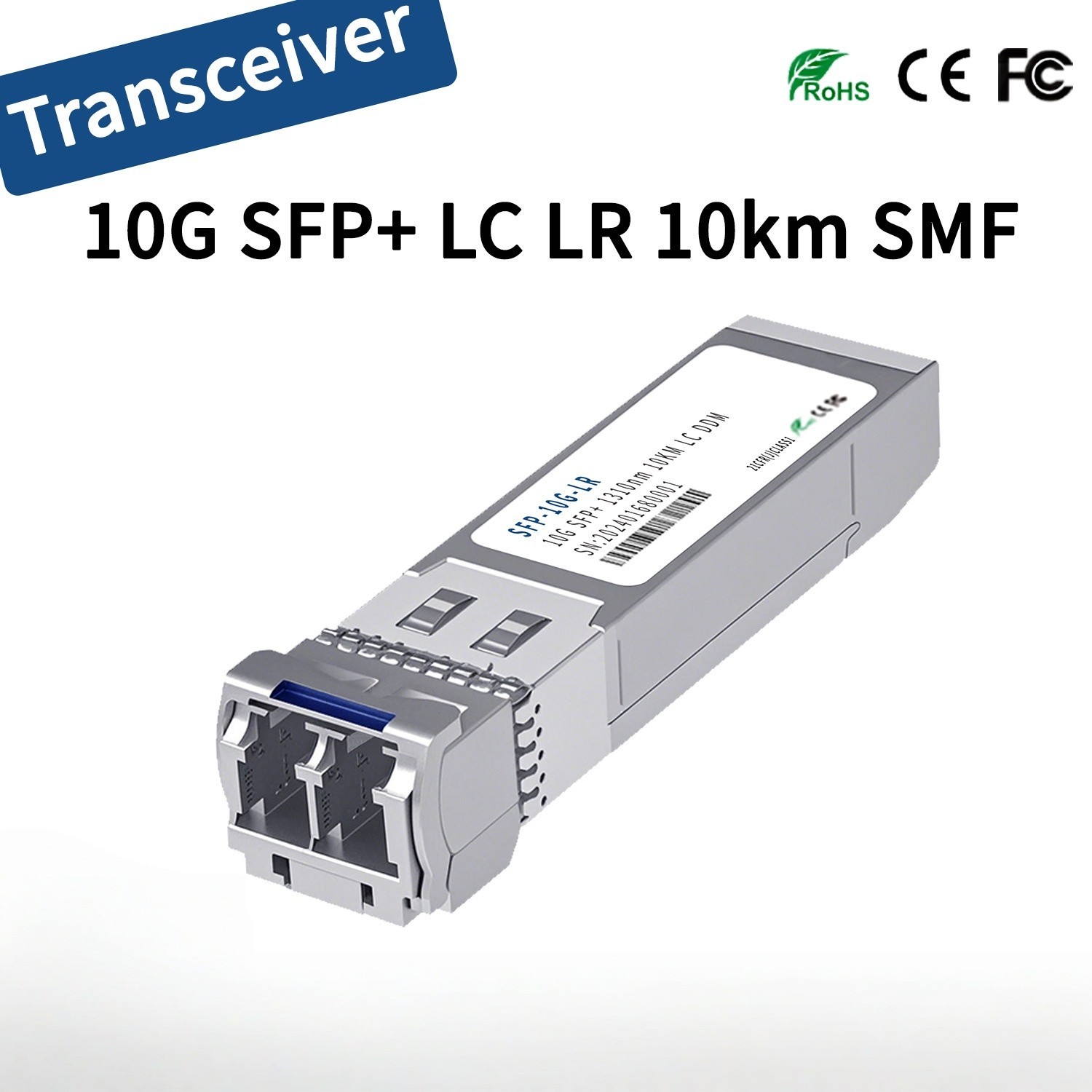 J9151E HP Compatible 10G LR SFP+ 1310nm 10km Transceiver
