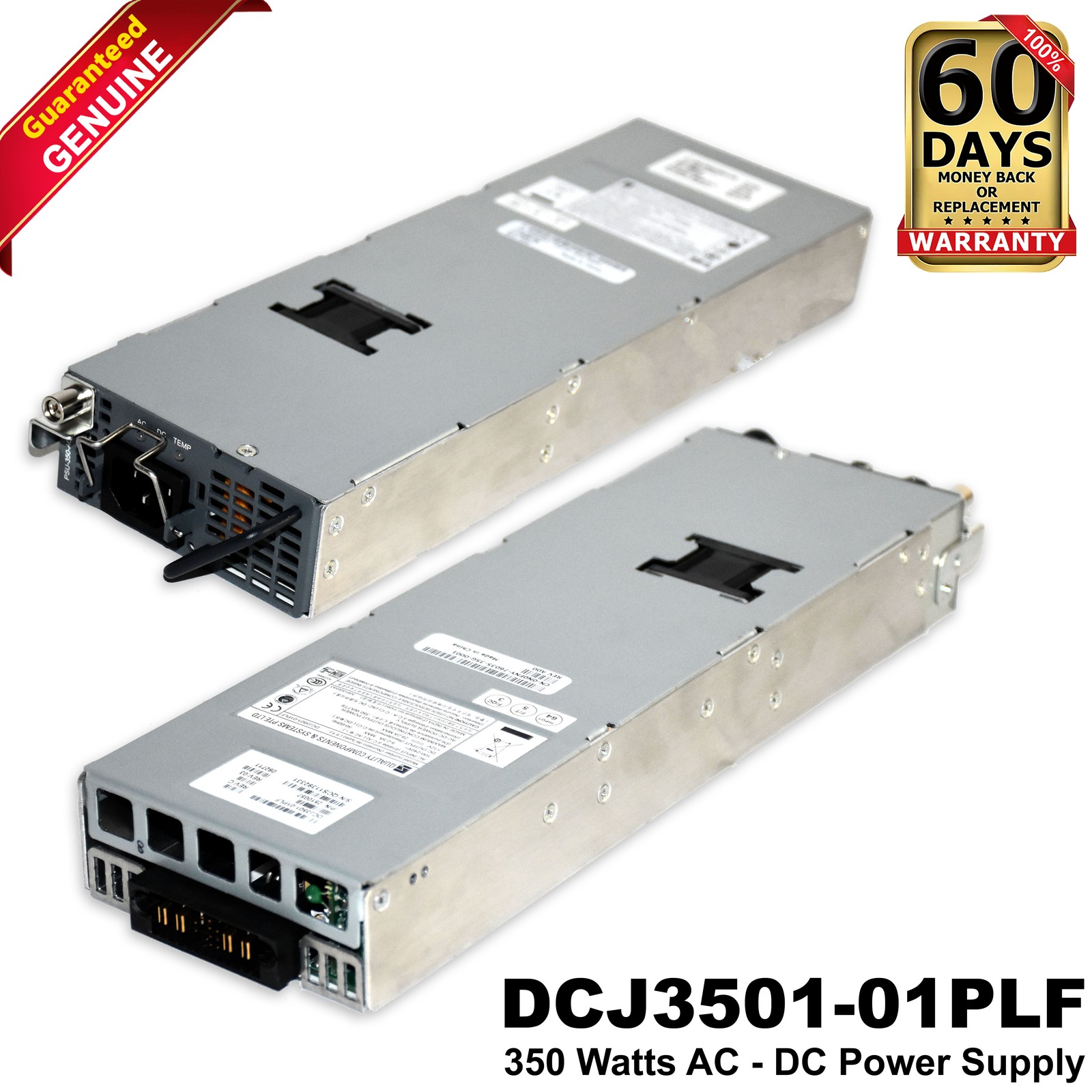 Dell Aruba W-7200 Series 350W 100-240V AC Power Supply Unit PSU-350-AC N0FNY
