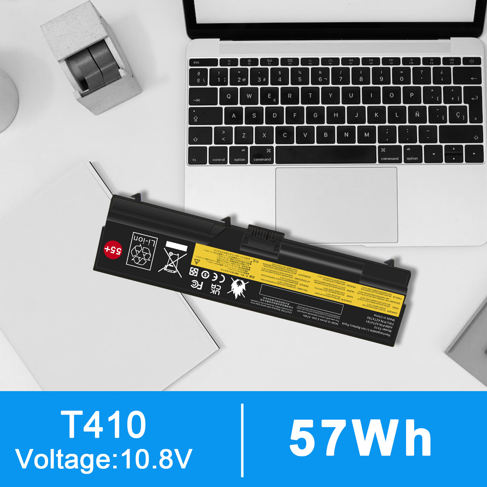 85Wh Battery for Lenovo Thinkpad T410 T420 T510 T520 W510 W520 SL510 2847