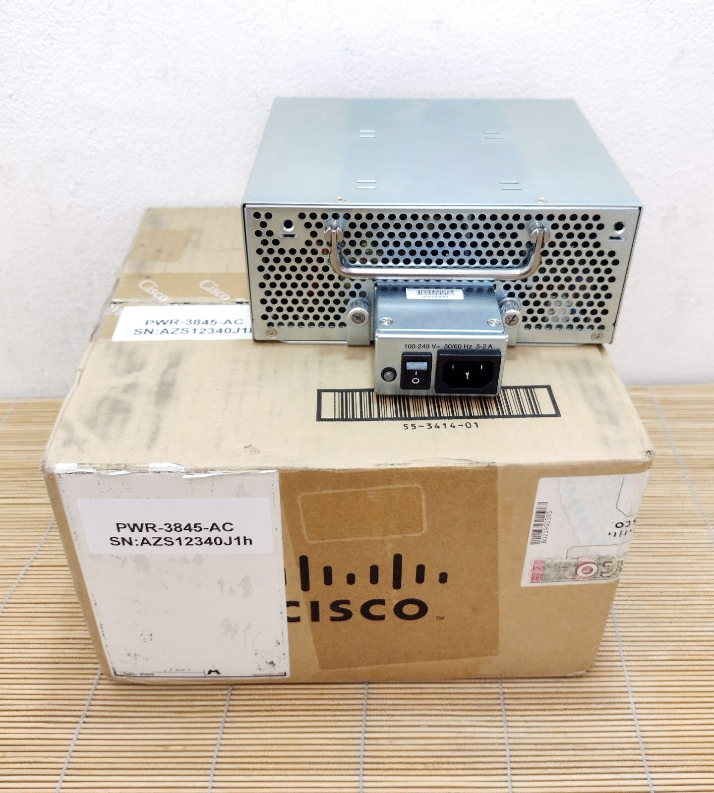 New Cisco PWR-3845-AC Router 3845 AC power supply New Other