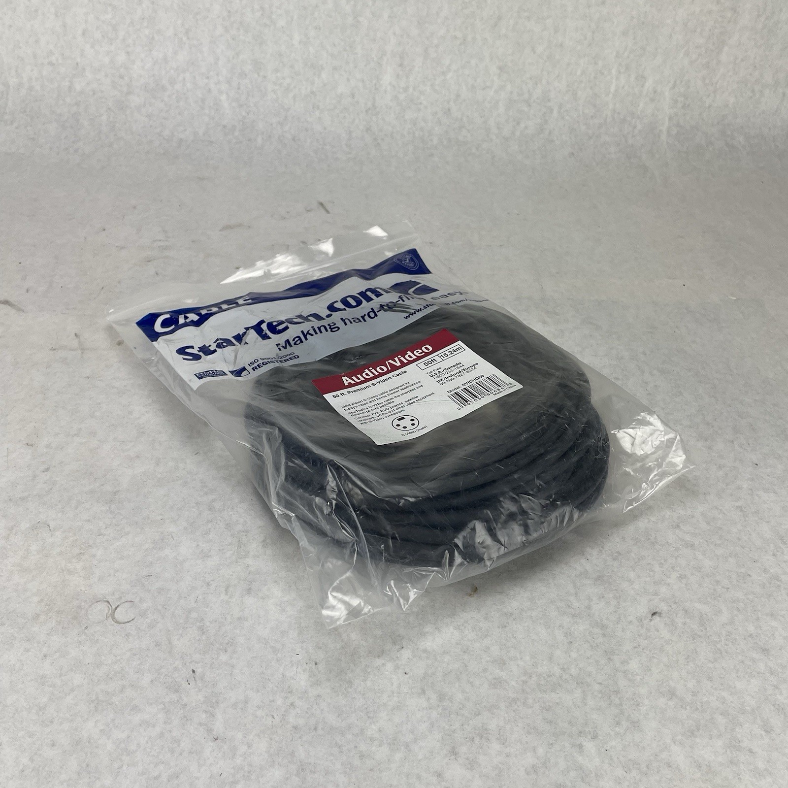 StarTech 50ft Premium Gold Plated S-Video Cable
