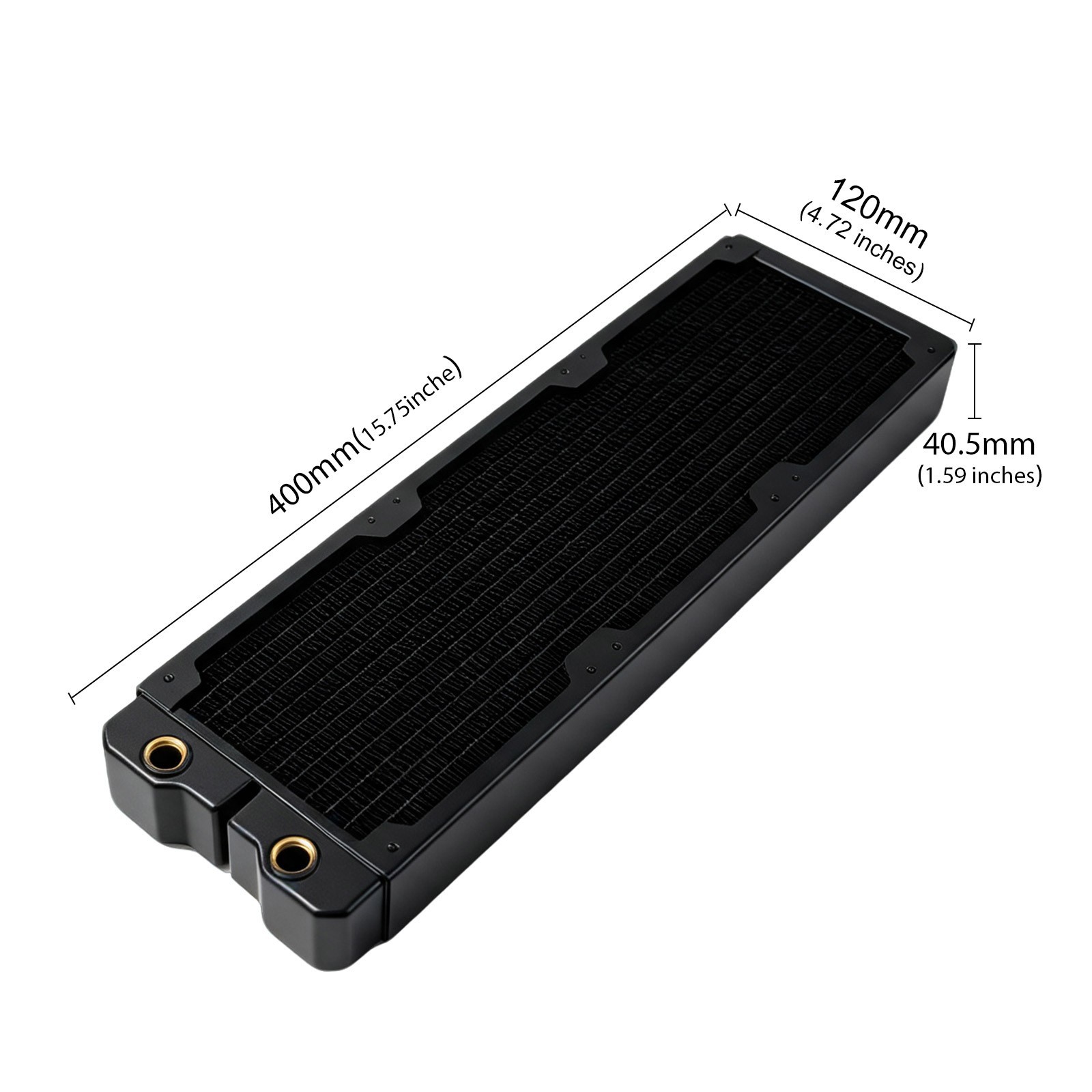 360mm Triple 120mm Full Copper Radiator 40.5mm Thick G1/4 PC Water Cooling Radia