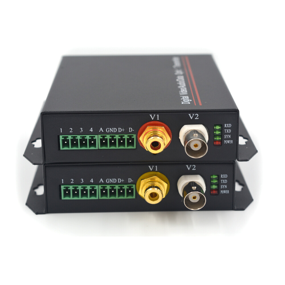 Premium Video Audio to Fiber Optical Media Converters Single singlemode fiber FC