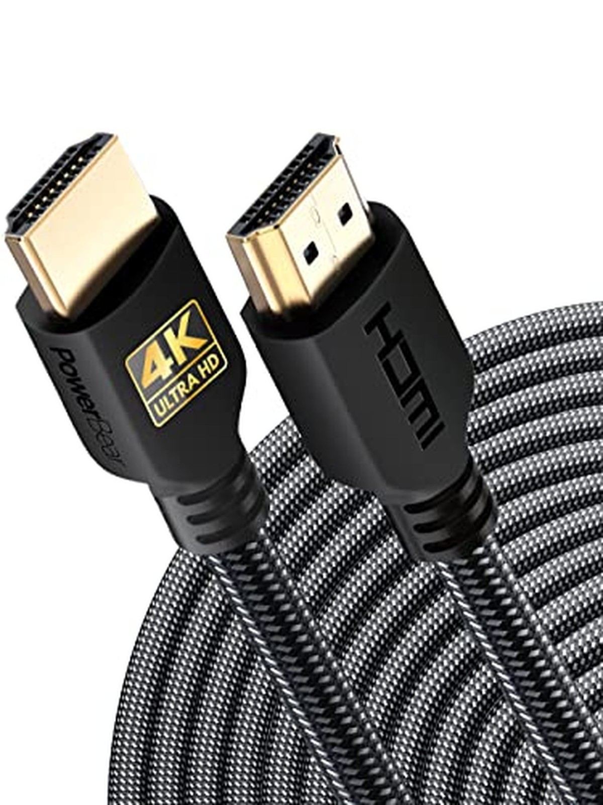PowerBear 4K HDMI Cable 40 ft, Long Hdmi Cable High Speed Nylon Gold Plated 1