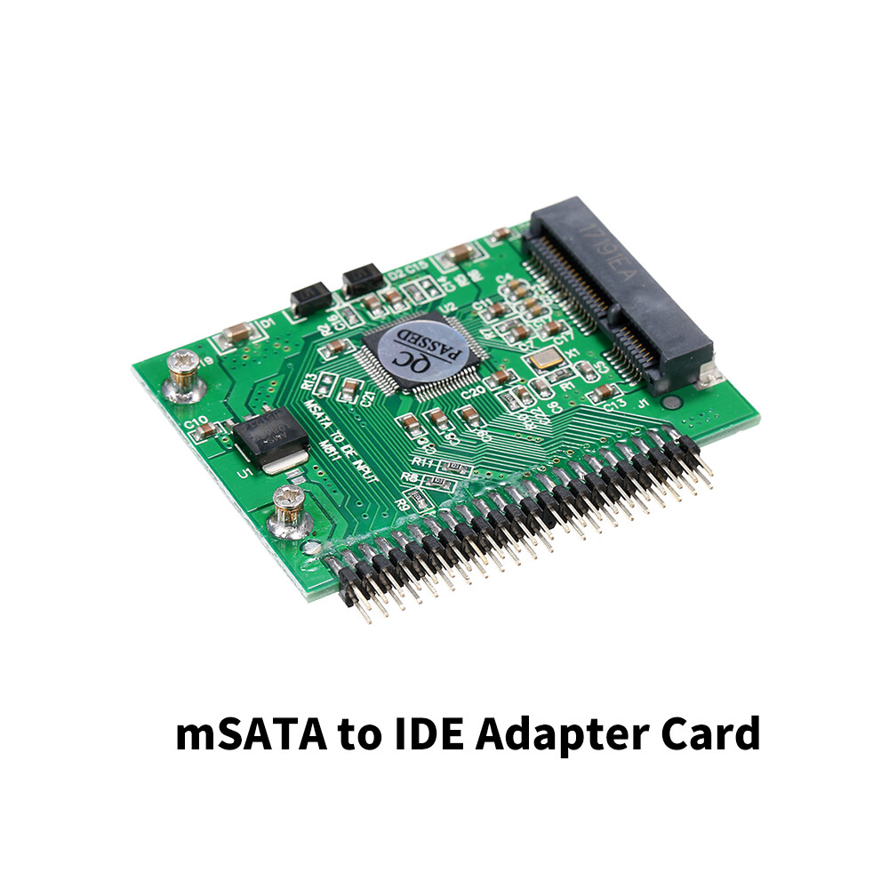 Mini SATA mSATA SSD to 2.5'' 44Pin IDE male Converter Adapter For Laptop 5v