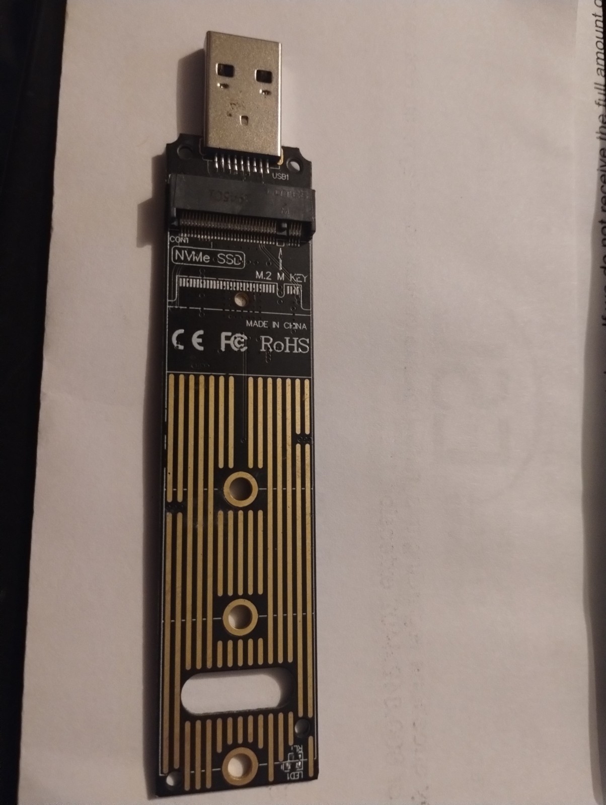 2230 2242 2260 2280 M.2 B Key NGFF SATA SSD To USB 3.0 Adapter Converter Card