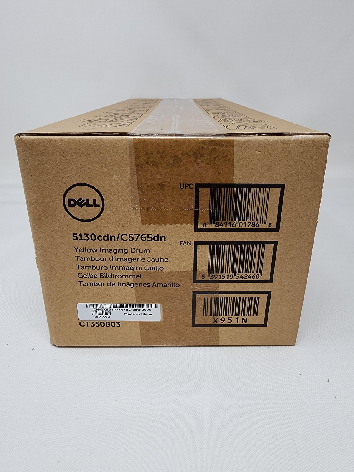 Dell 5130cdn C5765dn X951N Yellow Imaging Drum CT350803 Genuine OEM New Sealed