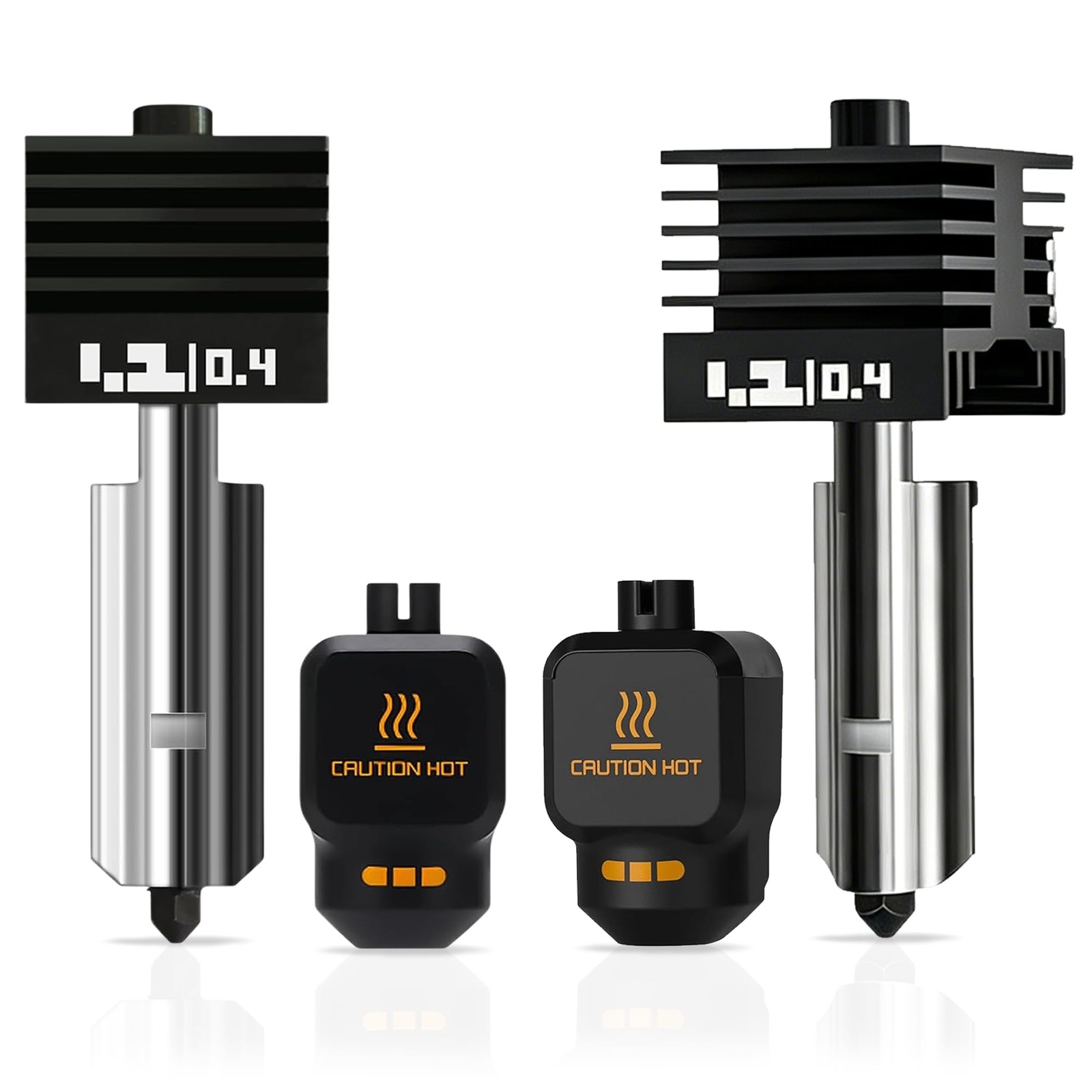 P2S Nozzle for Bambu Lab, 2PCS 0.4MM Hotend for H2D/H2S/P2S/H2C/X2D/A1/A1 Min...