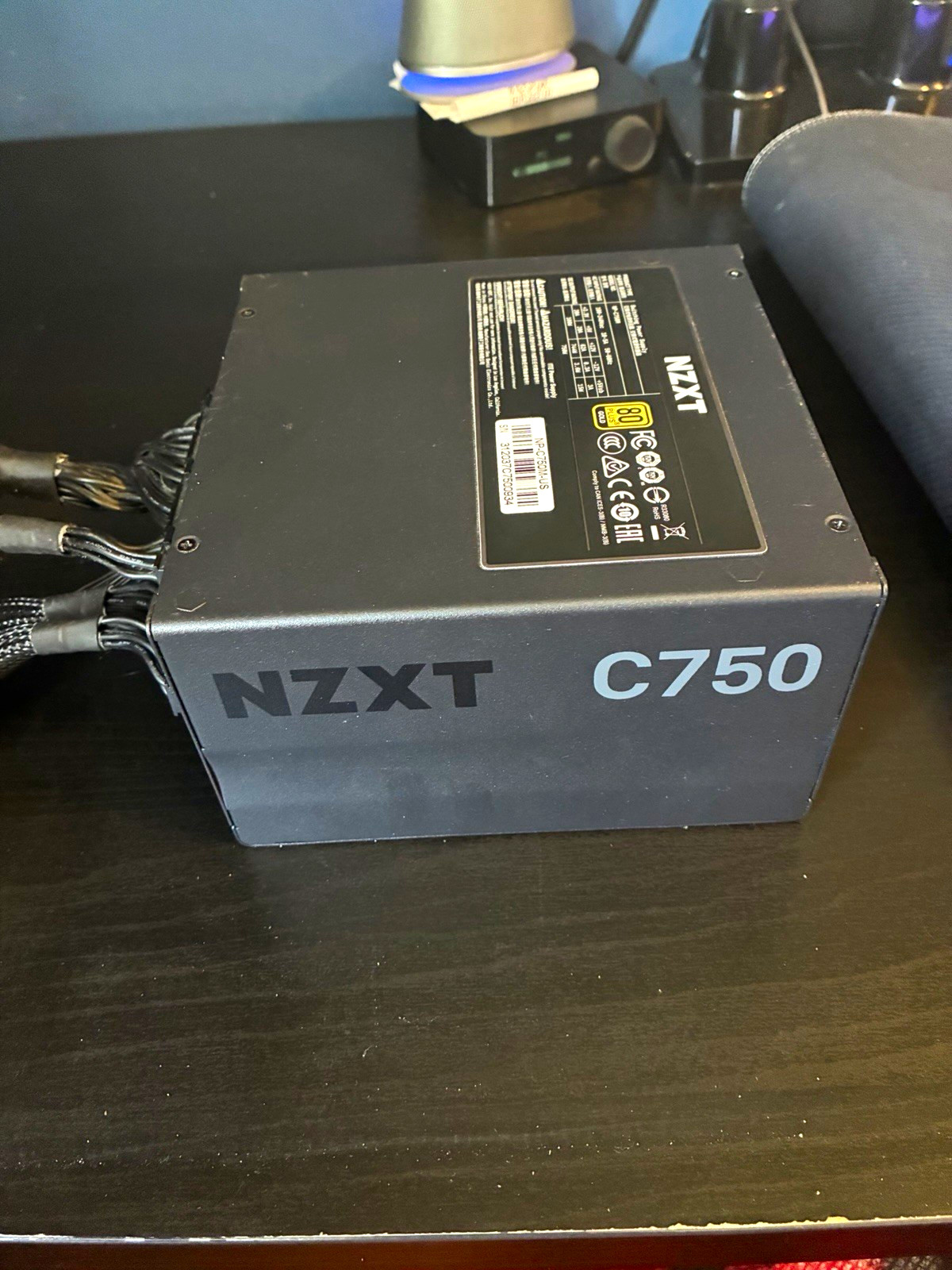 NZXT C750 750W 80 PLUS Gold ATX Power Supply, Black NP-C750M-US
