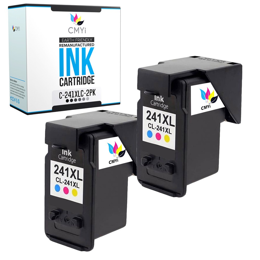 CMYi 2-Pack Compatible CL-241XL Color Ink Cartridge for Canon PIXMA MX432 MX434