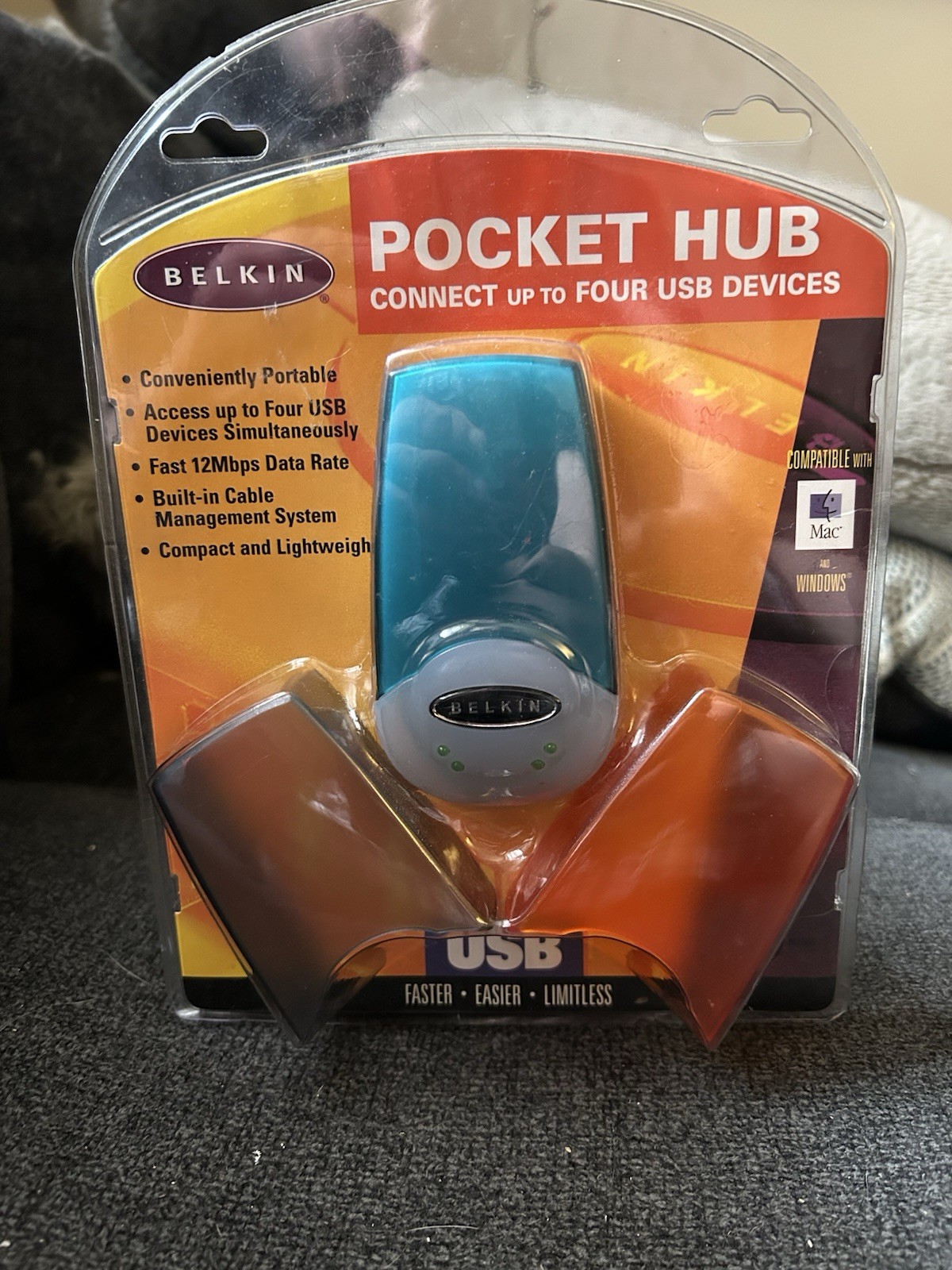 F5U007-UNV BELKIN 4 PORT USB HUB Brand New Sealed