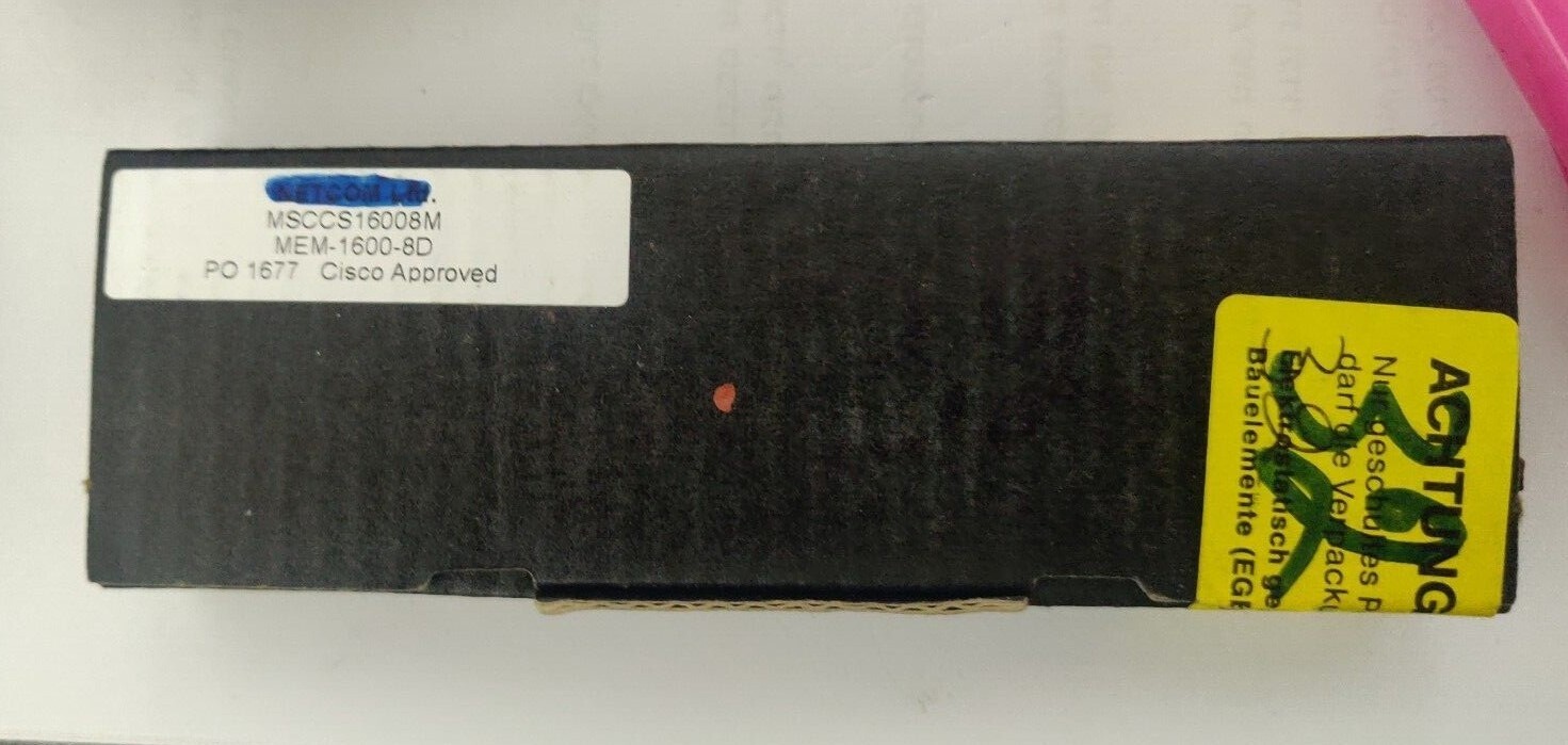 CISCO 1600 SERIES MEM1600-8D= 8MB DRAM Module - NEW