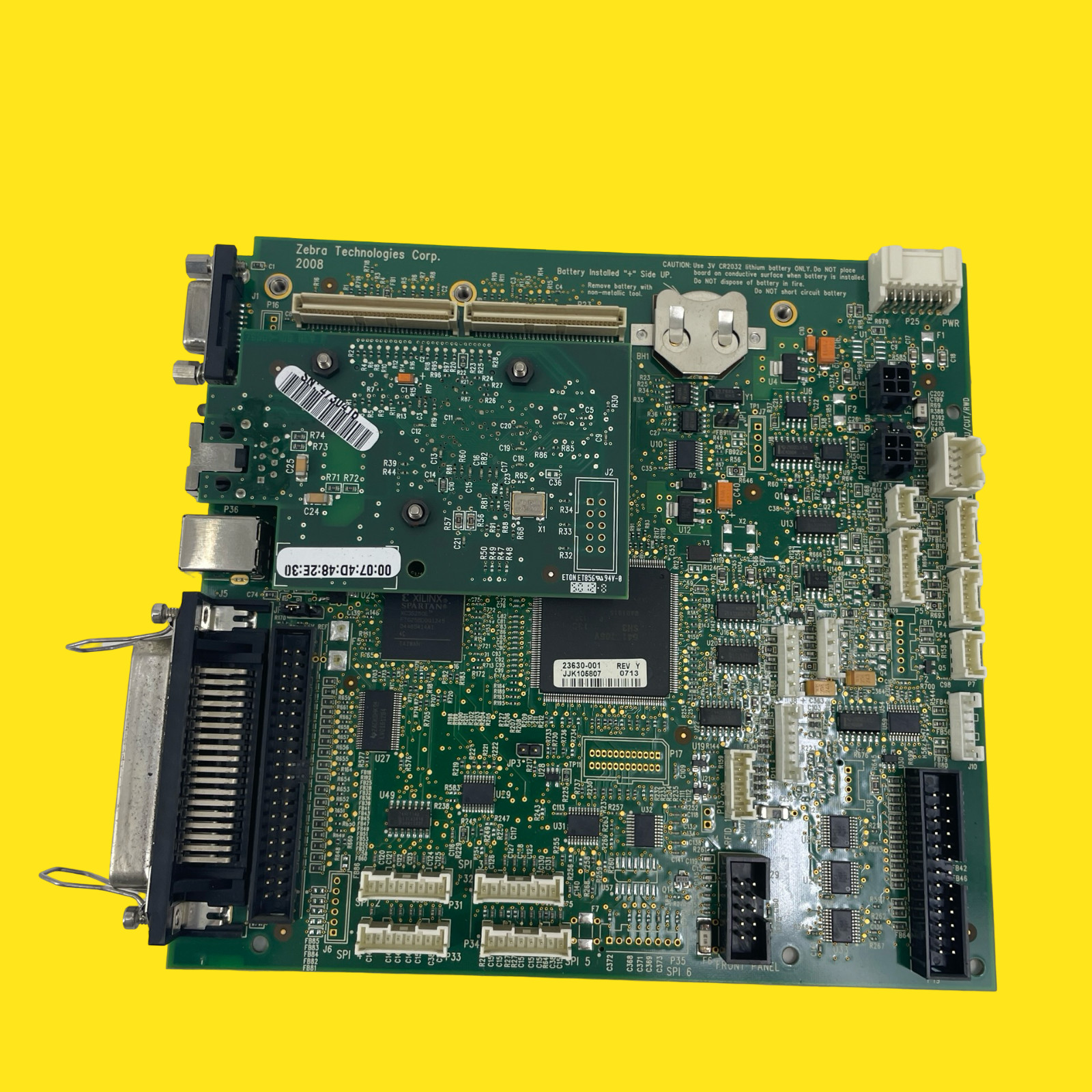 Zebra 110Xi4 140Xi4 170Xi4 Plus Printer Main Logic Board 23630-001 #6929 z45/12