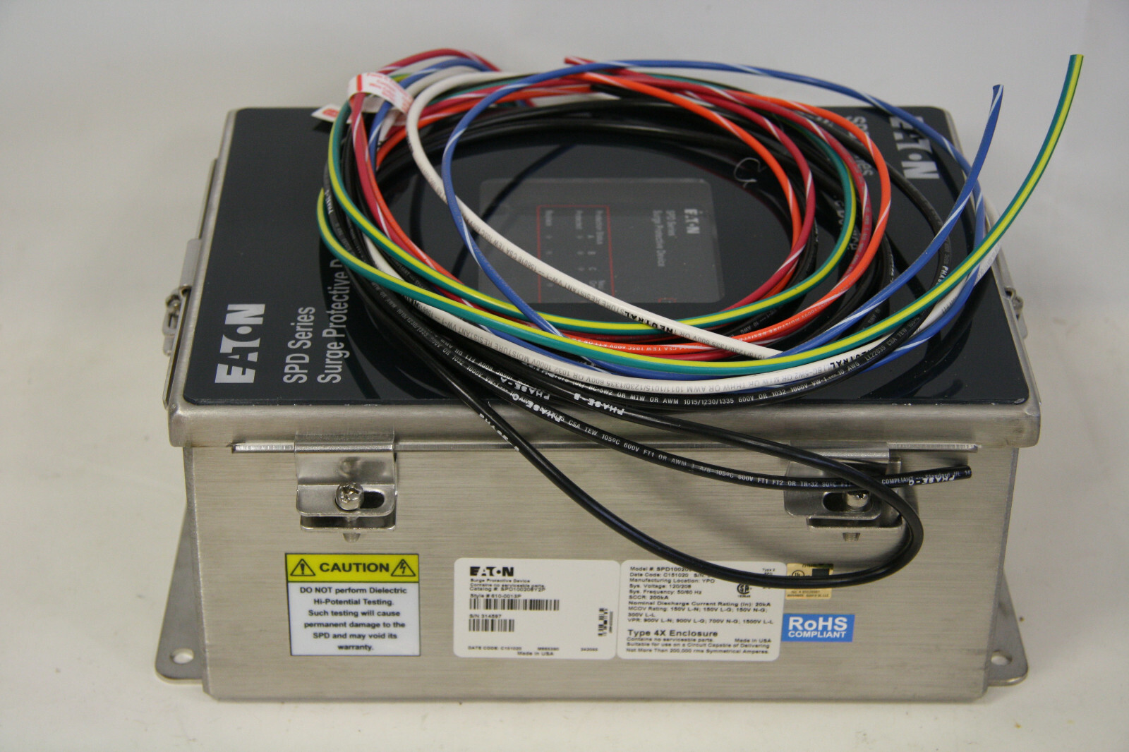 Eaton SPD100208Y2P Surge Protective Device 120/208V 50/60Hz 100kA New in Box