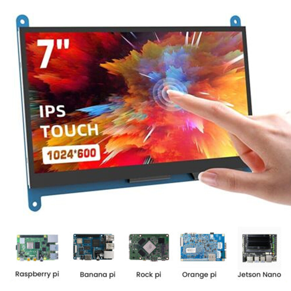 Small 7 inch Touchscreen HDMI Monitor Portable Computer PC Second Gaming Screen