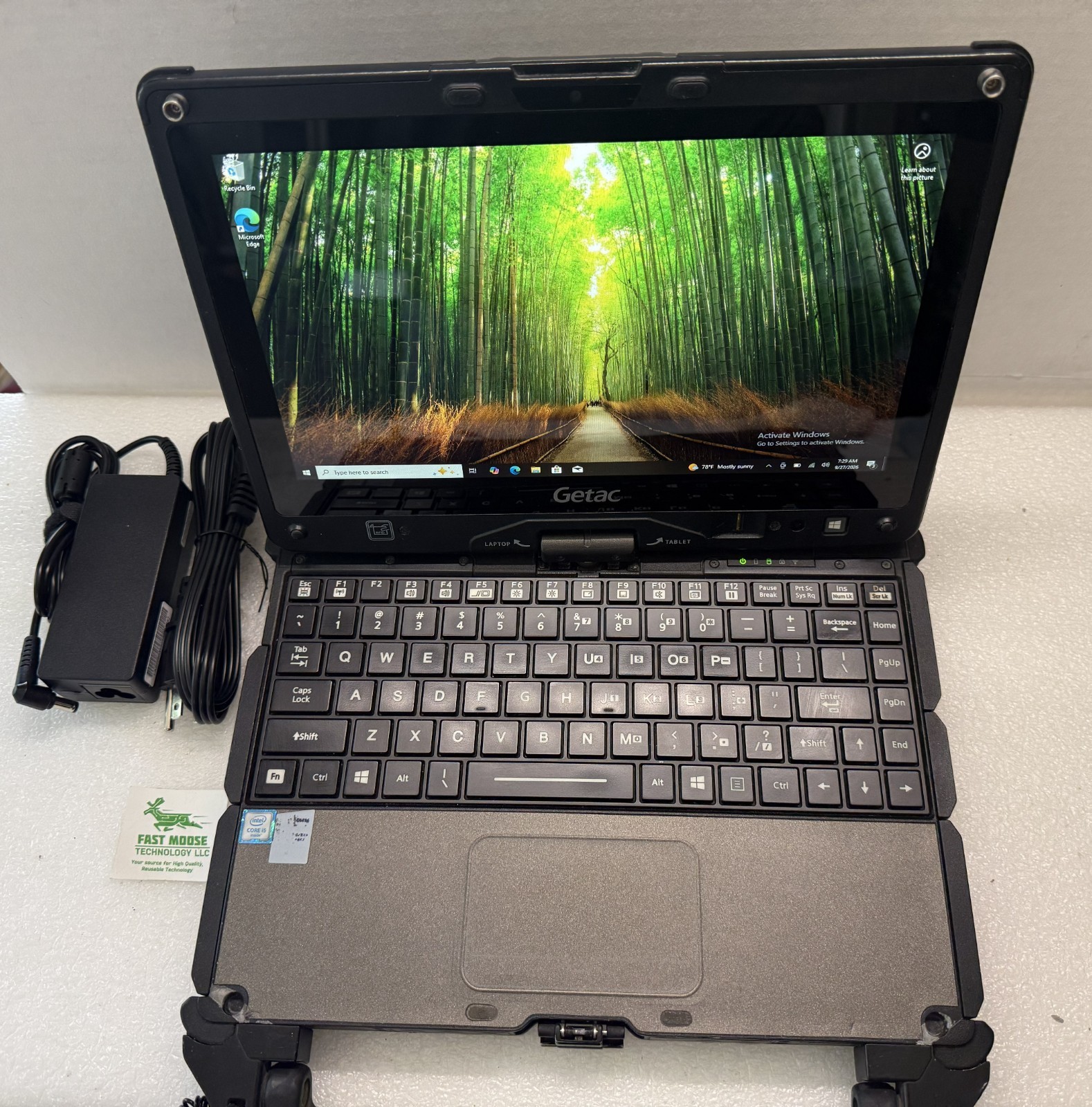 Getac V110 G3 Rugged Laptop Touch i5-6200u 128GB 8GB GPS 4G Win 10 small Bubble