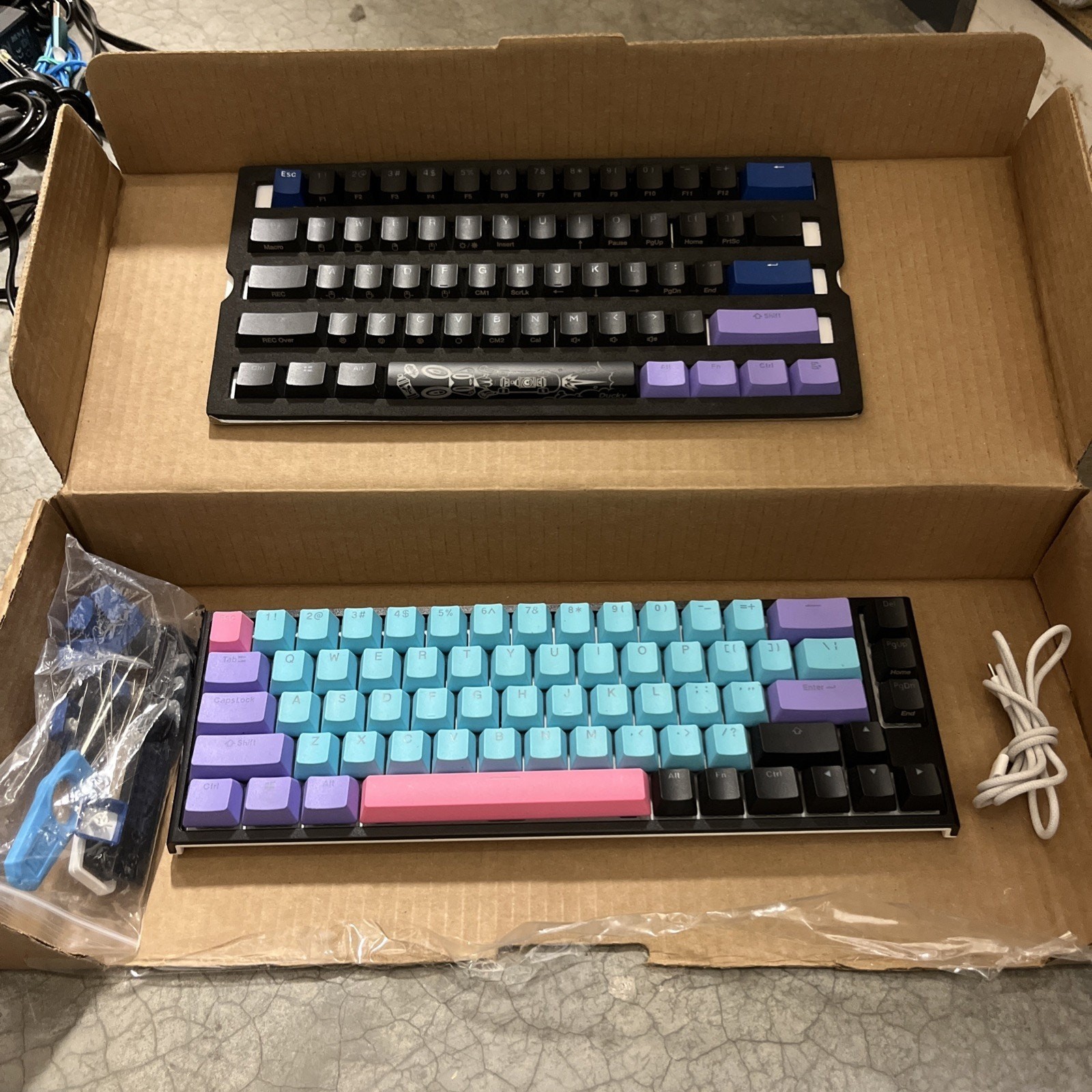 Ducky Ducky One 2 SF RGB Mechanical Gaming keyboard DKON1967ST With Bonus Parts