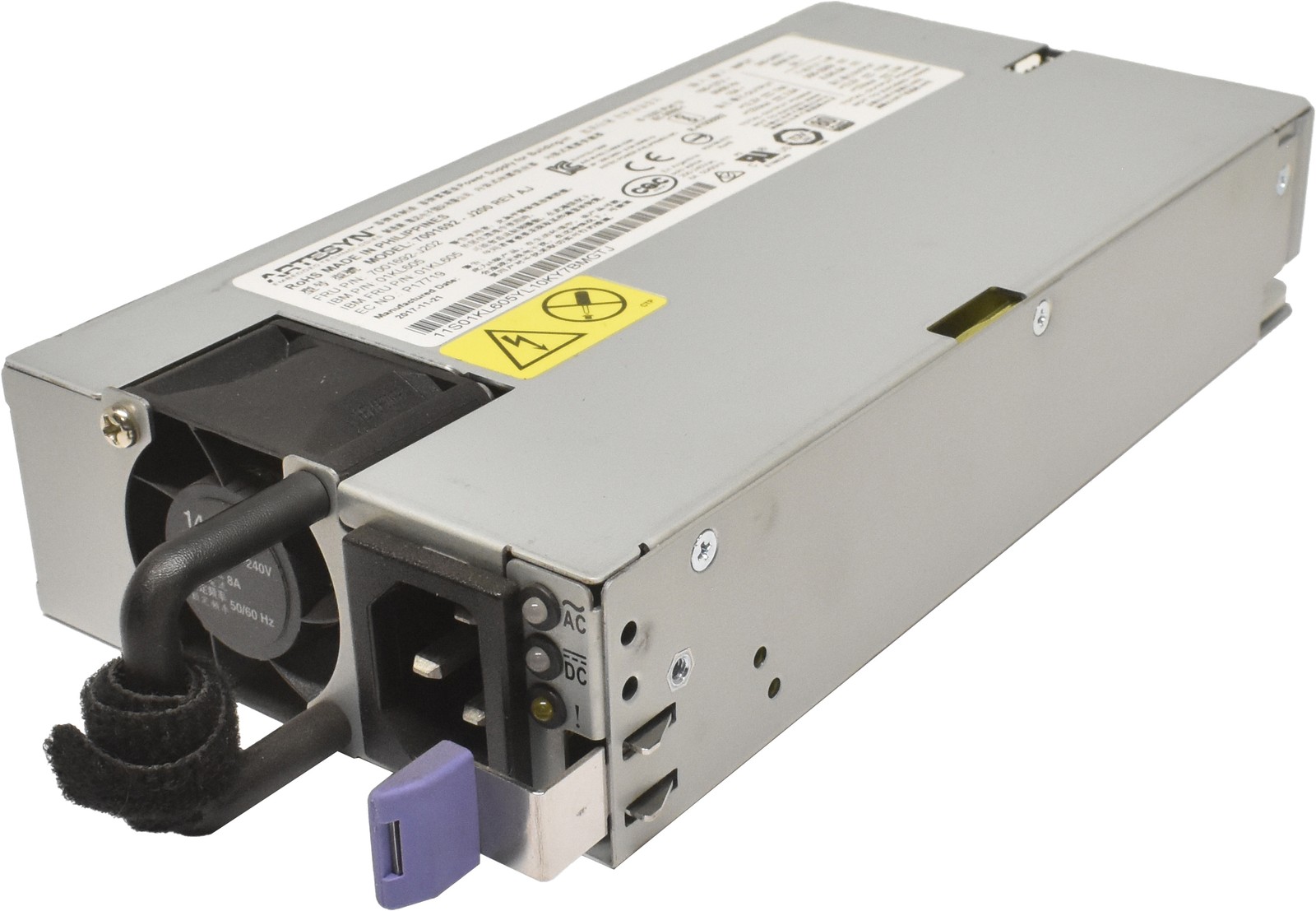 IBM Artesyn Power Supply / Power Supply 7001692-J200 1400W for Power8 System 01KL605