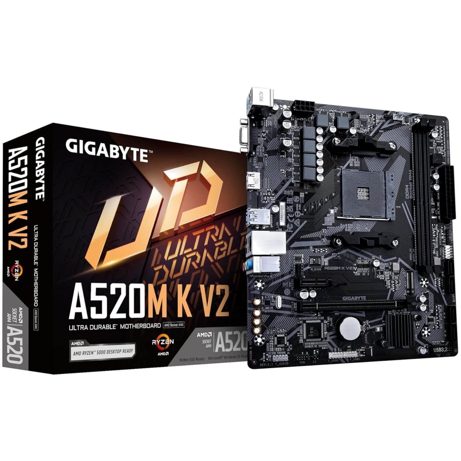 A520M K V2 Motherboard - 5100 MHz Memory Clock
