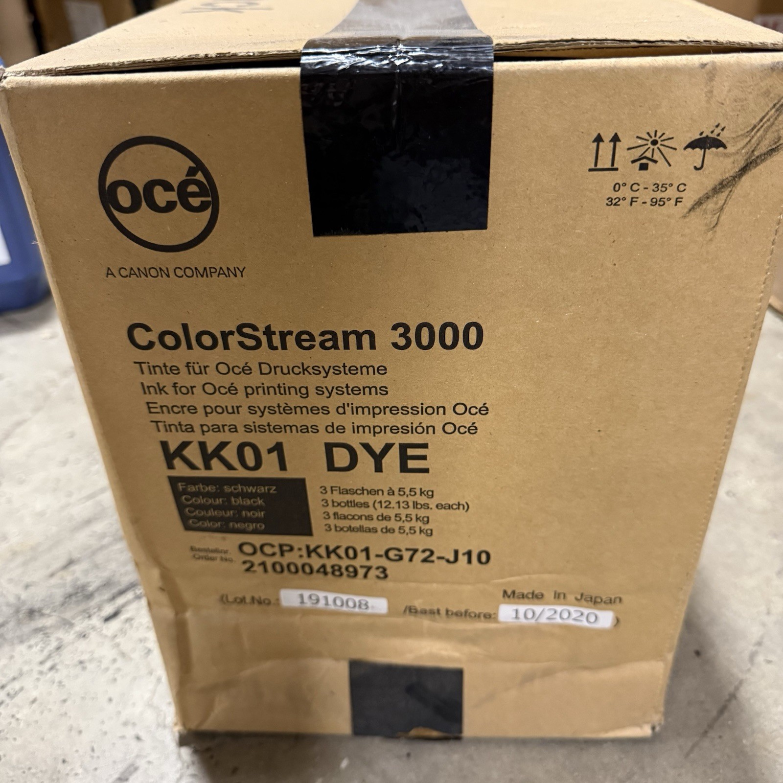 Canon 7293B007AA / OCE 2100048973 INK Black for ColorStream 3200 / 3500 / 3700