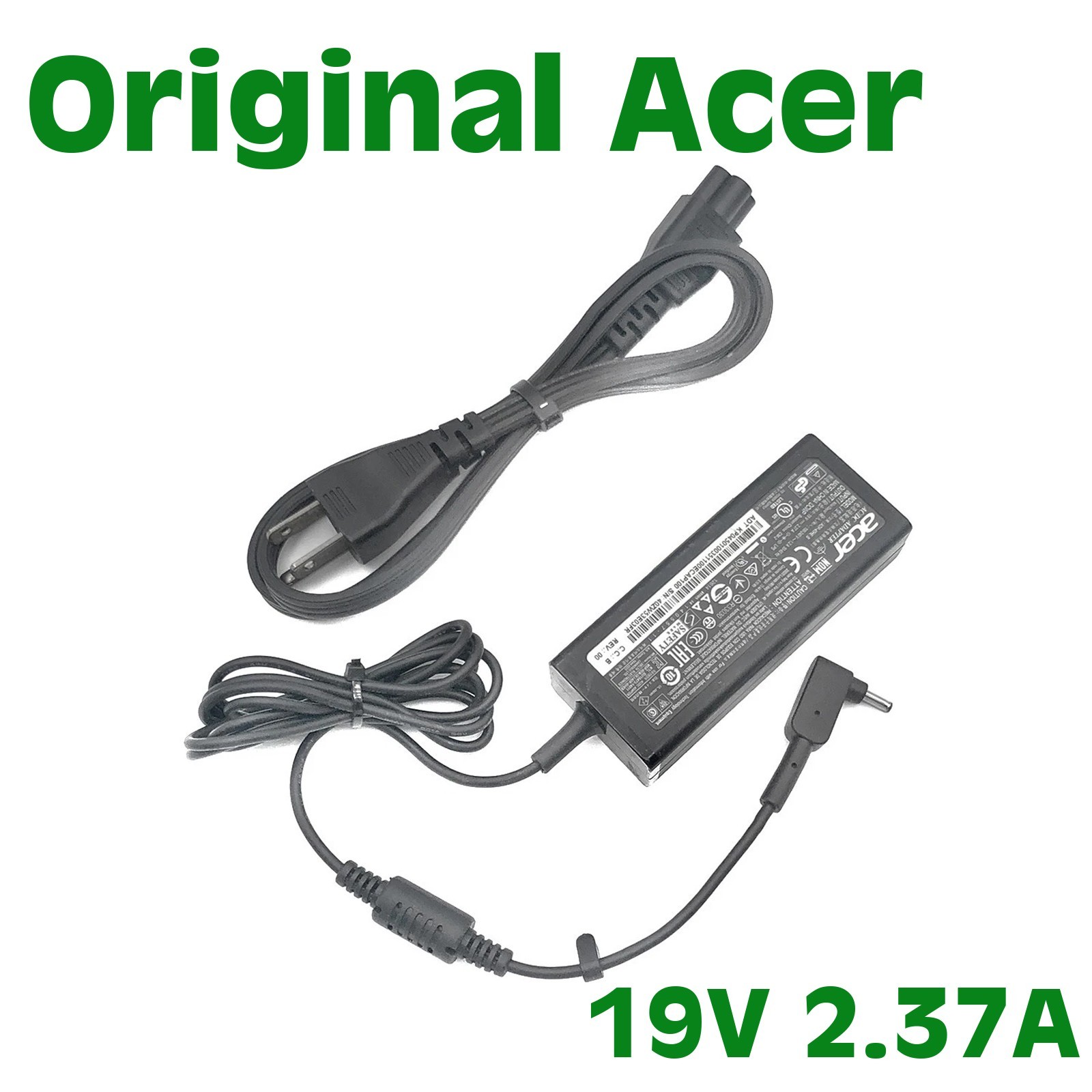 Genuine ACER ADP-45HE BB PA1450-26AC A045R016L AC  Adapter Charger w/Power Cord