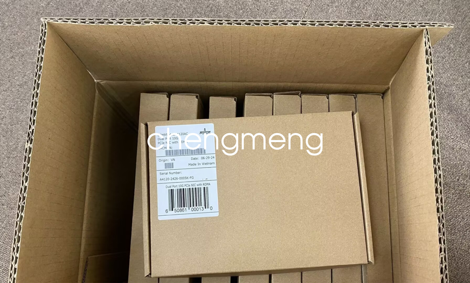 1PC New Broadcom BCM957412A4120AC Fibre Optic Network Card Shipping DHL or FedEX
