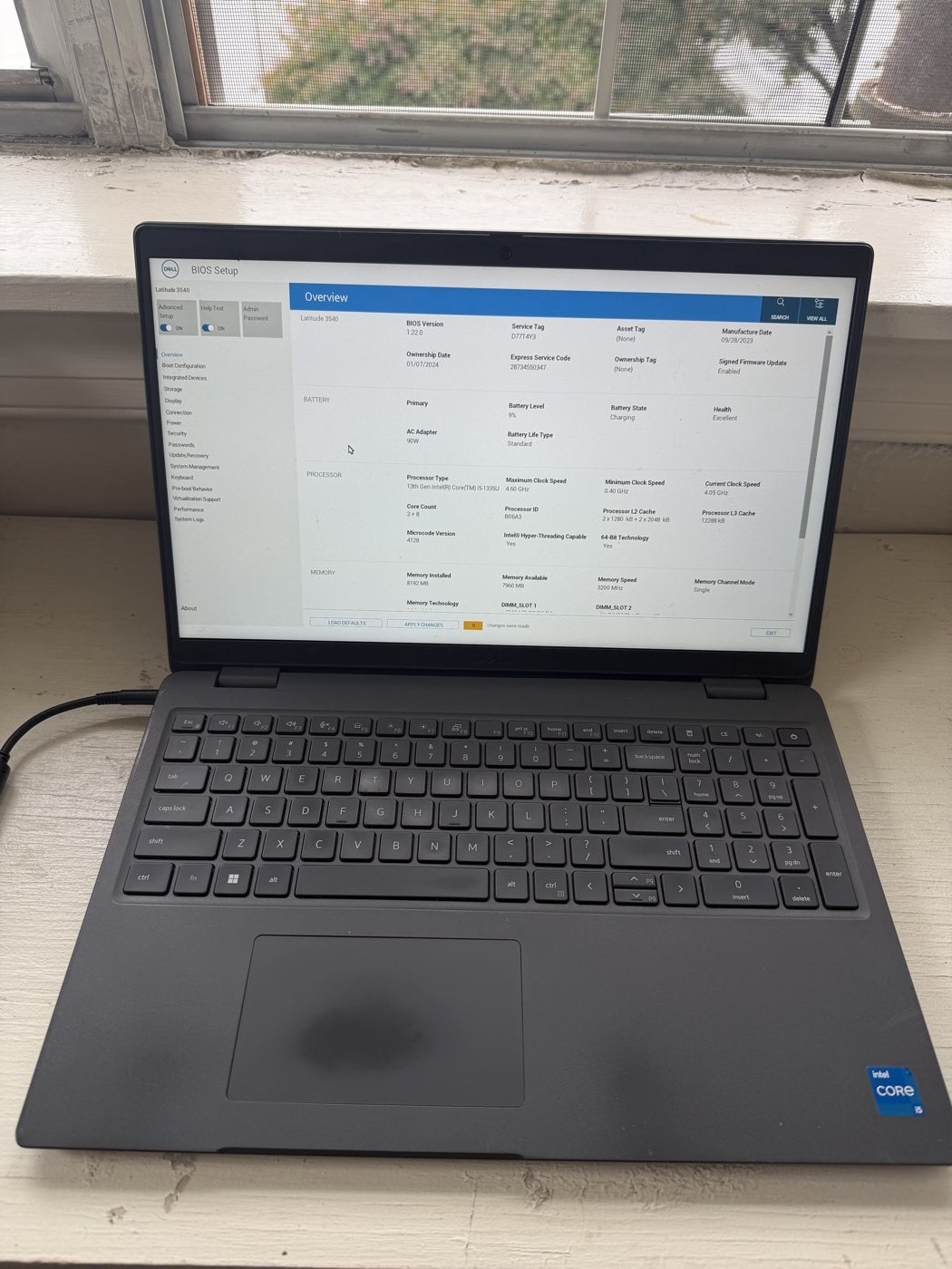 Dell Latitude 3540 15.6" i5-1335U 13th Gen 8GB No SSD Tested
