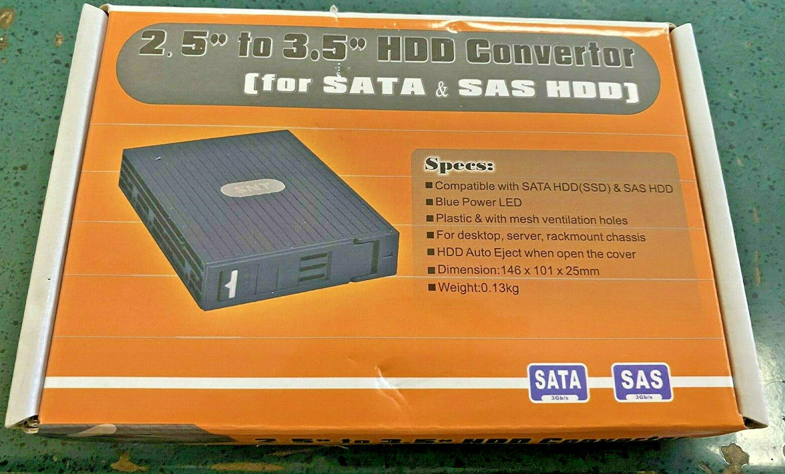 2.5” To 3.5” Converter For Sata And SAS  Drives 