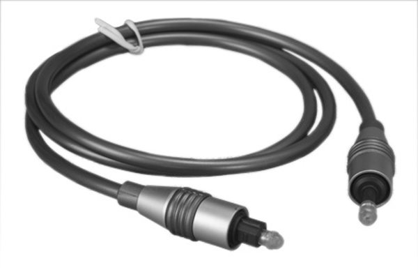 3'-12' Mini Toslink To Toslink Fiber Optical Audio Cable S/PDIF Metal Connector