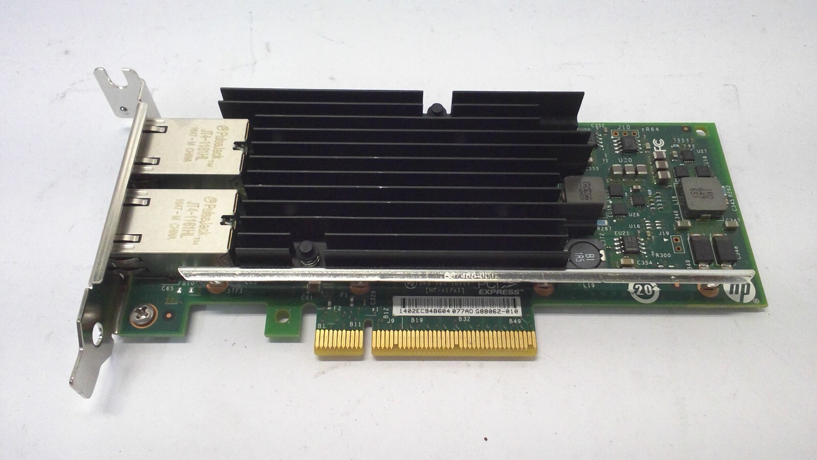 HP 561T Dual Port 10Gb 10GBASE-T Intel X540 PCIe Ethernet  Adapter 717708-002 LP