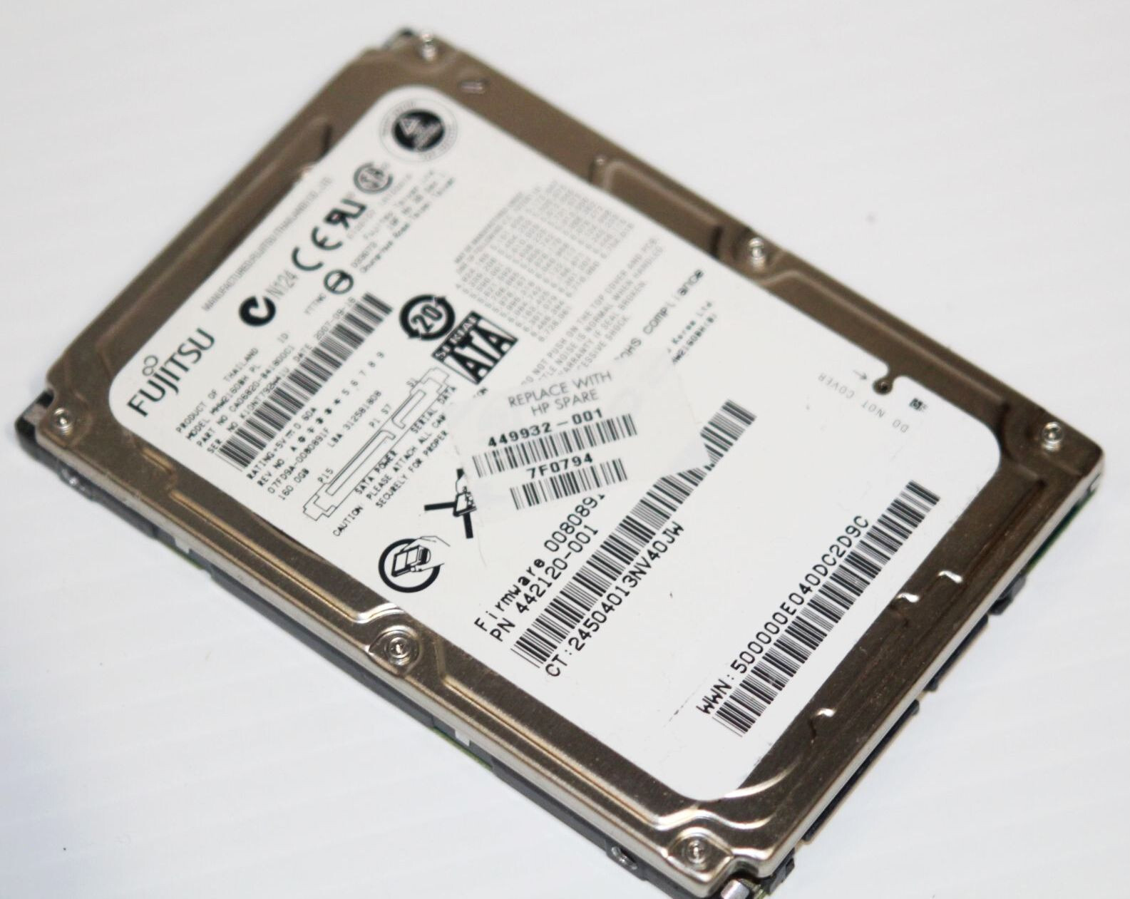 Genuine OEM 160gb 2.5" Hard Drive 449932-001 - HP DV6500 DV6000 DV6636nr Laptop