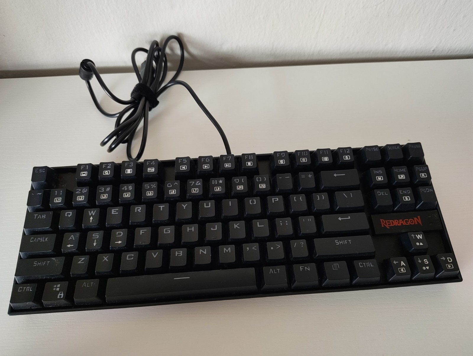 Redragon Kumara K552-KR Mechanical Wired Keyboard Enhanced Function Keys Black