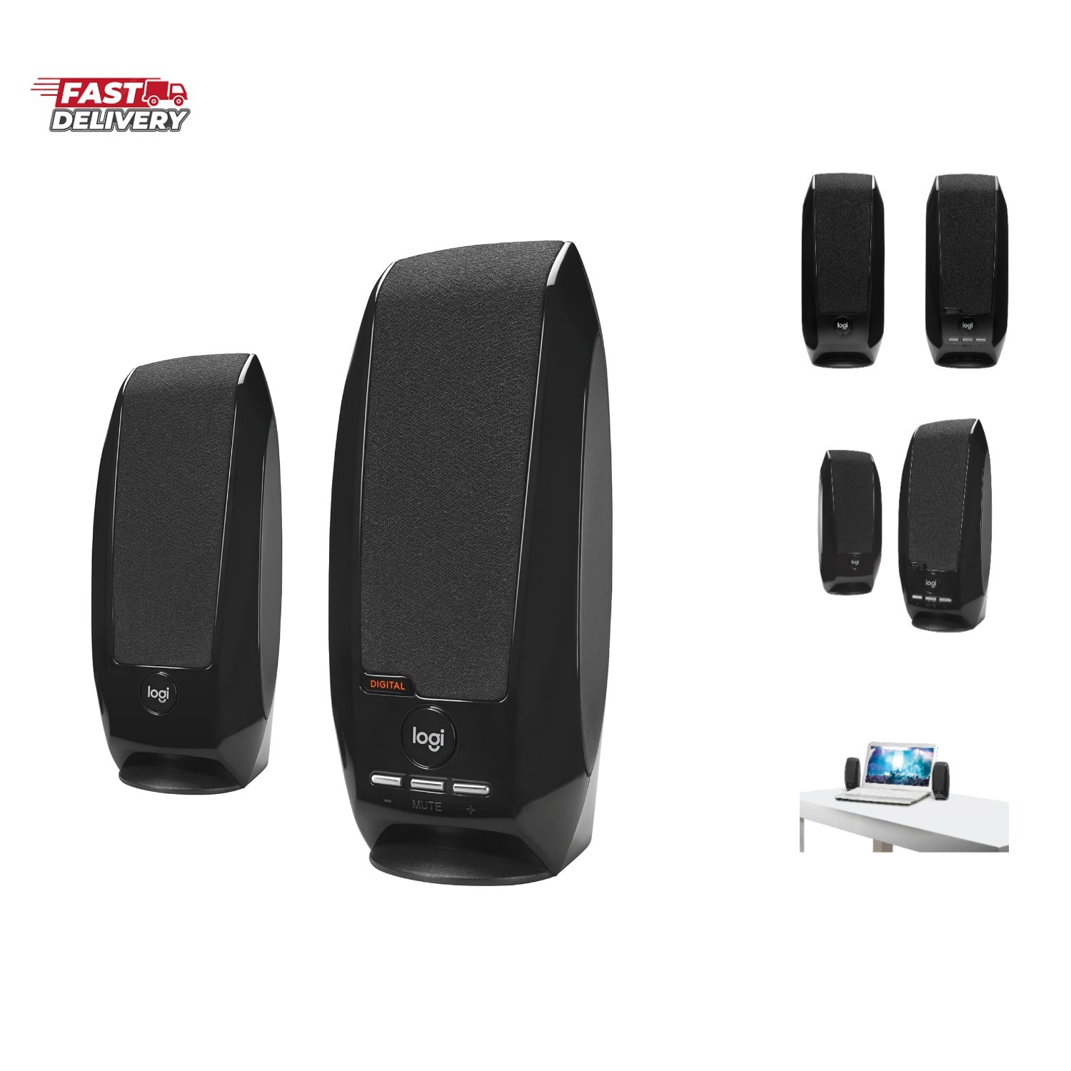 S150 USB Speakers with Digital Sound