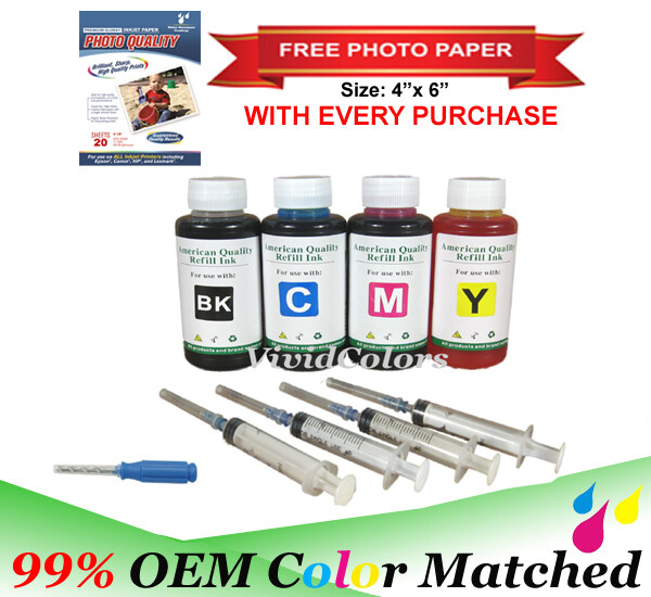 VC 4x100ml PG-260XL CL-261XL Ink Cartridges for Canon PIXMA TS5320 PIXMA TR7020