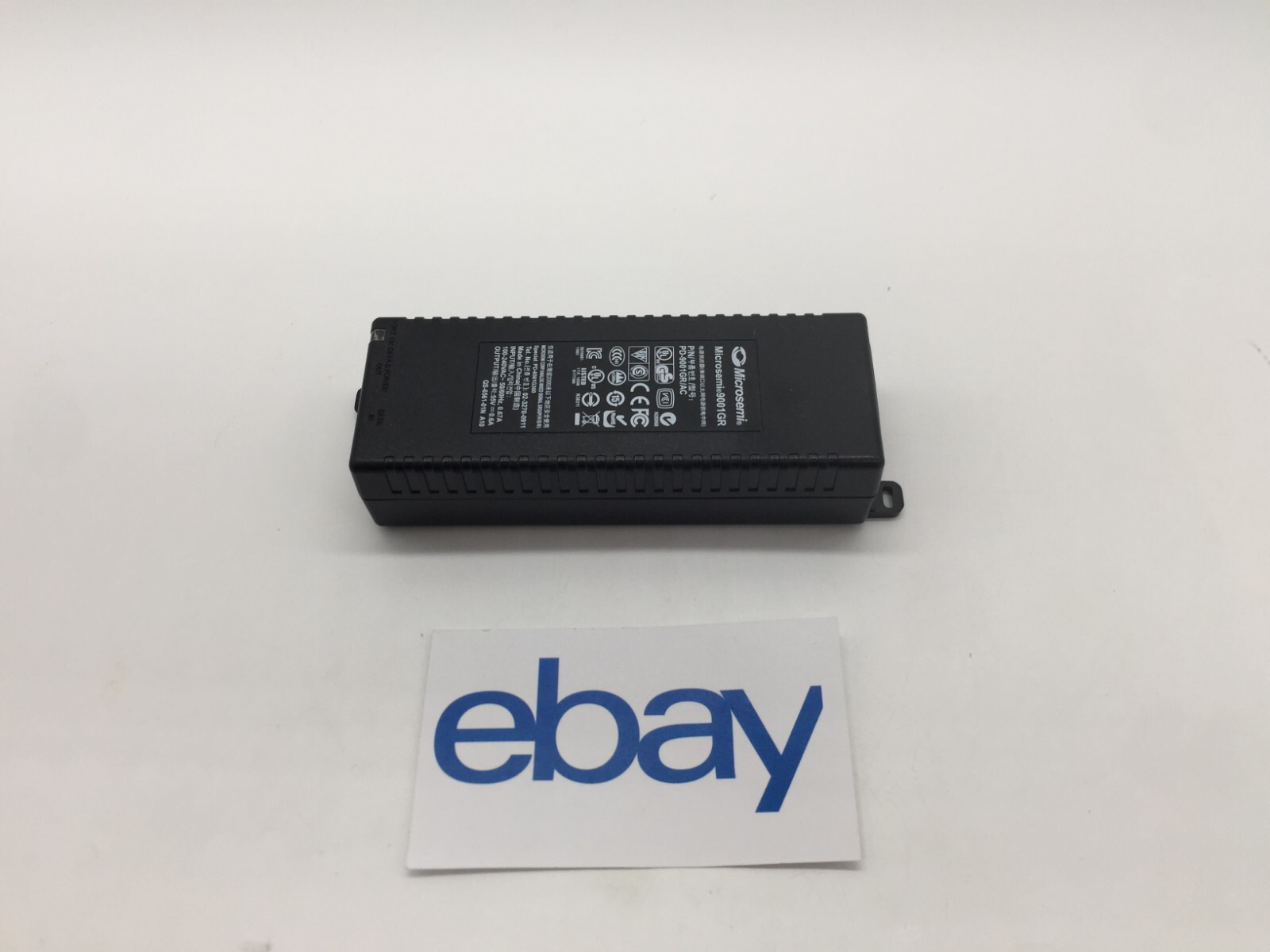MICROSEMI 9001GR POE INJECTOR POWER CABLE NOT INCLUDED FREE S/H
