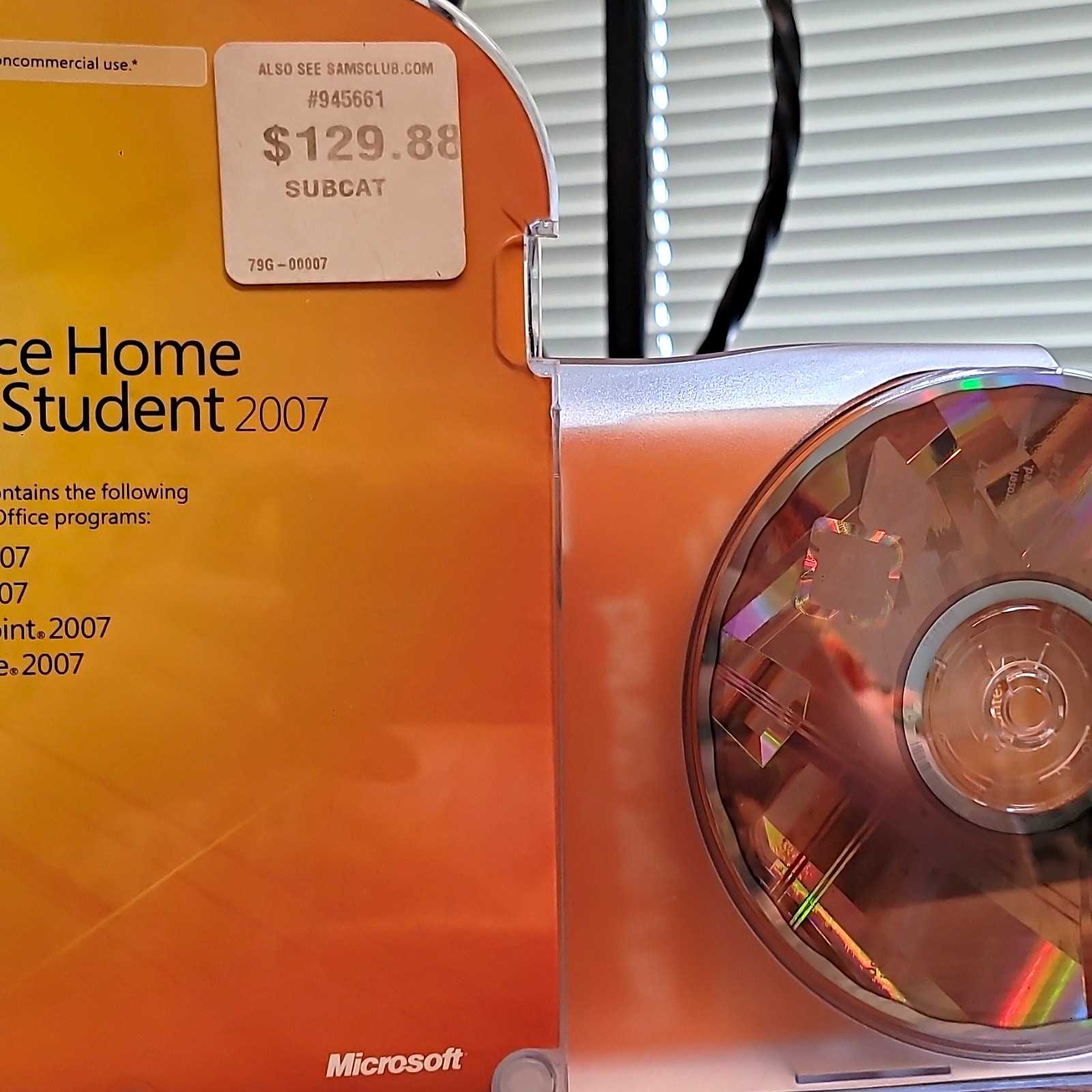 Microsoft Office Home and Student 2007 for Windows DVD Retail 3 PC
