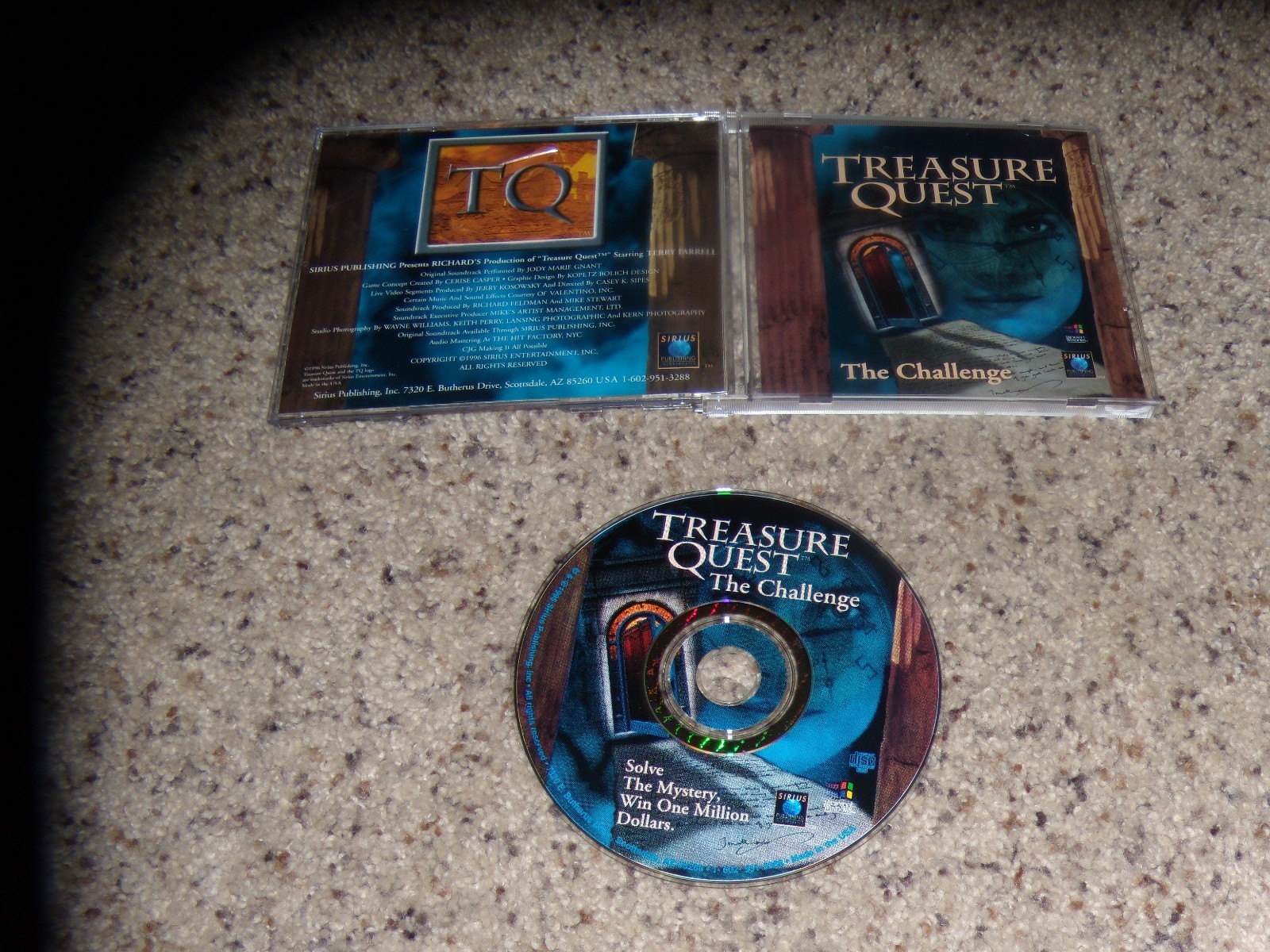 Treasure Quest The Challenge (PC, 1996) Mint Game
