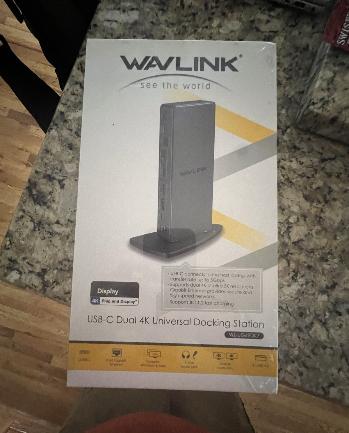 NEW WAVLINK WL-UG69DK7 USB-C Dual 4K 5K Universal Docking Station 14-in-1