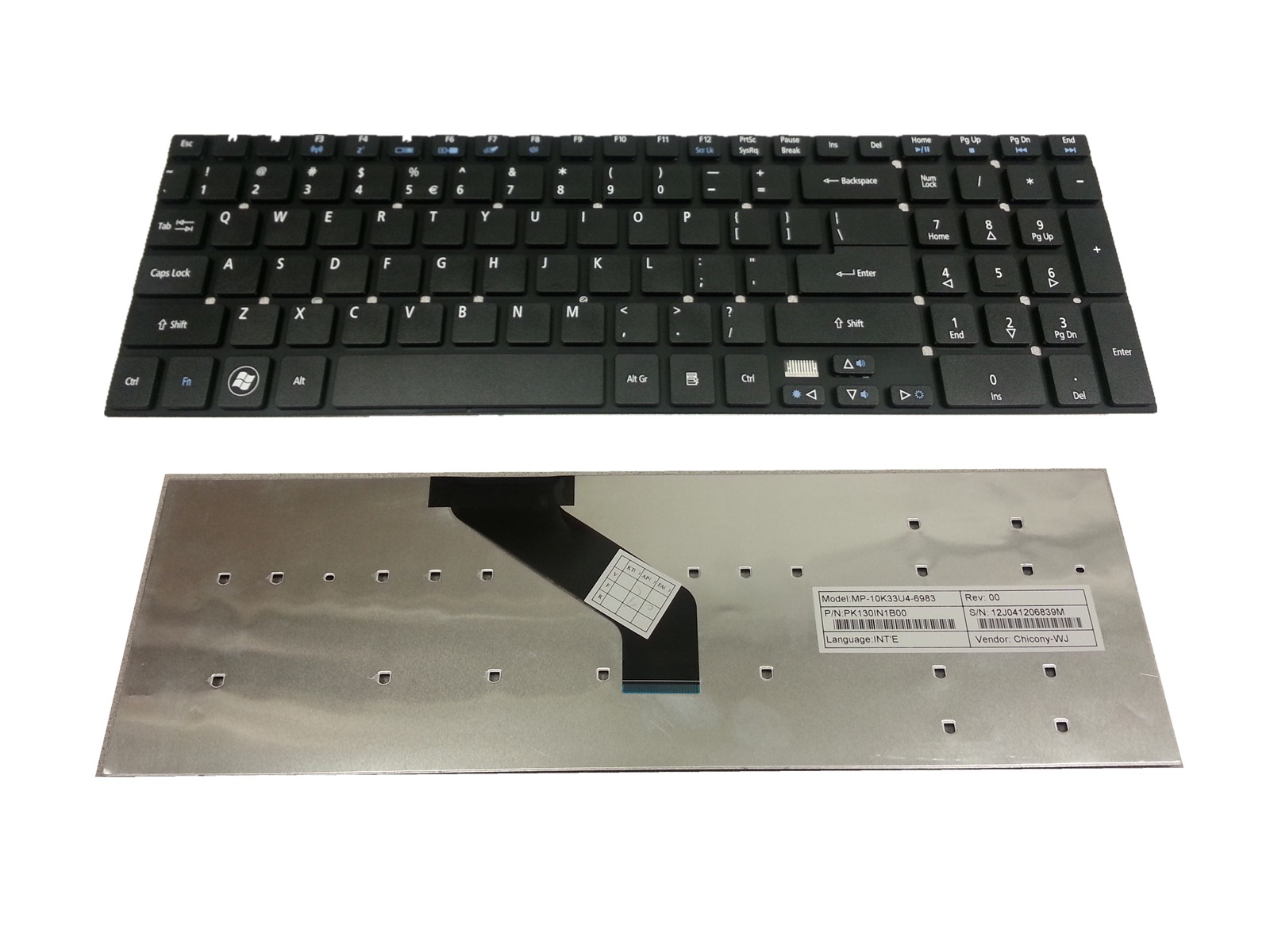 New Acer Aspire V3-572 V3-572G V3-572P V3-572PG PK130IN1A00 Laptop Keyboard
