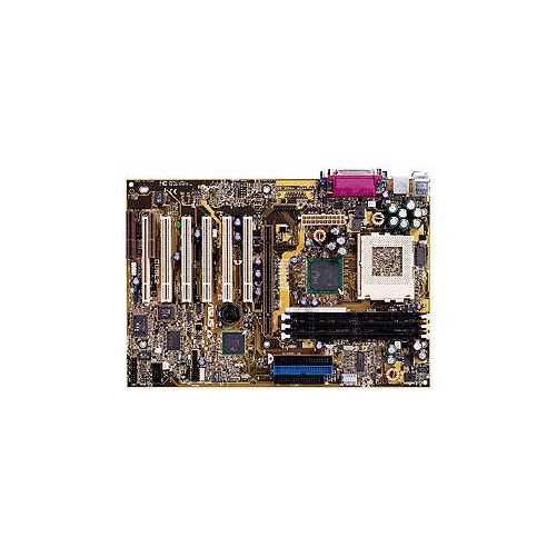 Asus CUSL2-C motherboard with Intel 82815 chipset. Supports Pentium III up to 93