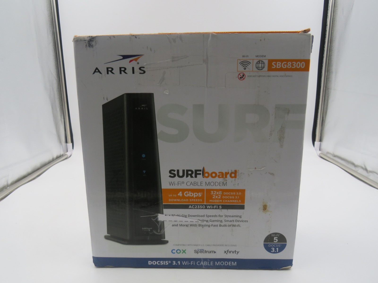 ARRIS SURFboard SBG8300 DOCSIS Cable Modem Wi-Fi Router FOR PARTS / UNTESTED