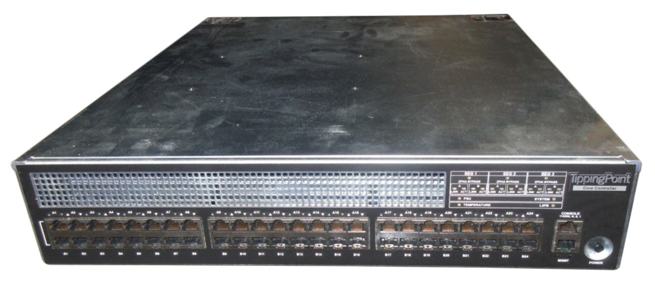 hp TippingPoint Core Controller, 3CRTPCC46296E, 48xRJ45, 6x10GbE