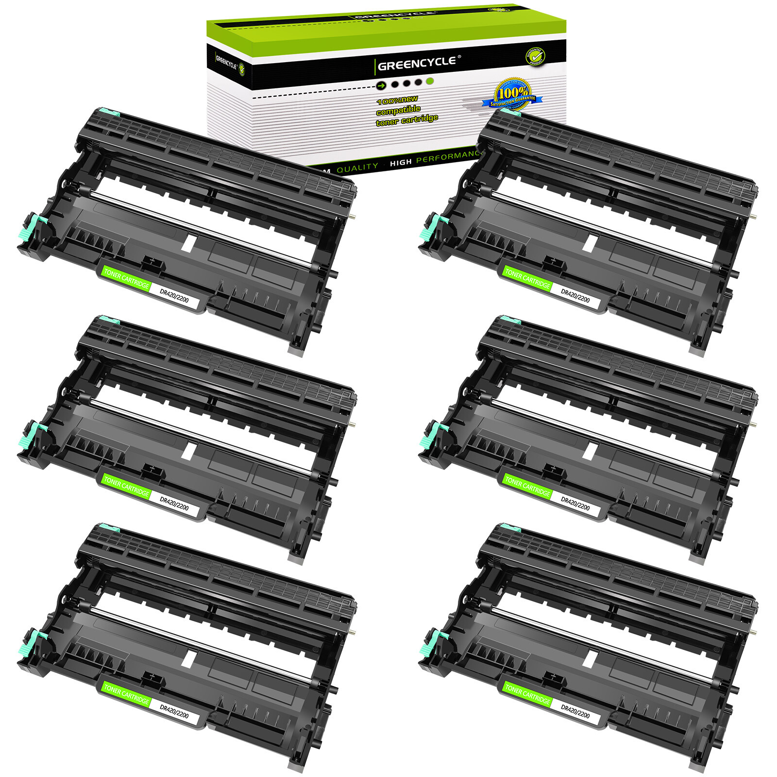 6PK DR420 Drum Unit Fits for Brother HL-2220 HL-2230 HL-2240 DCP-7070DW Printer