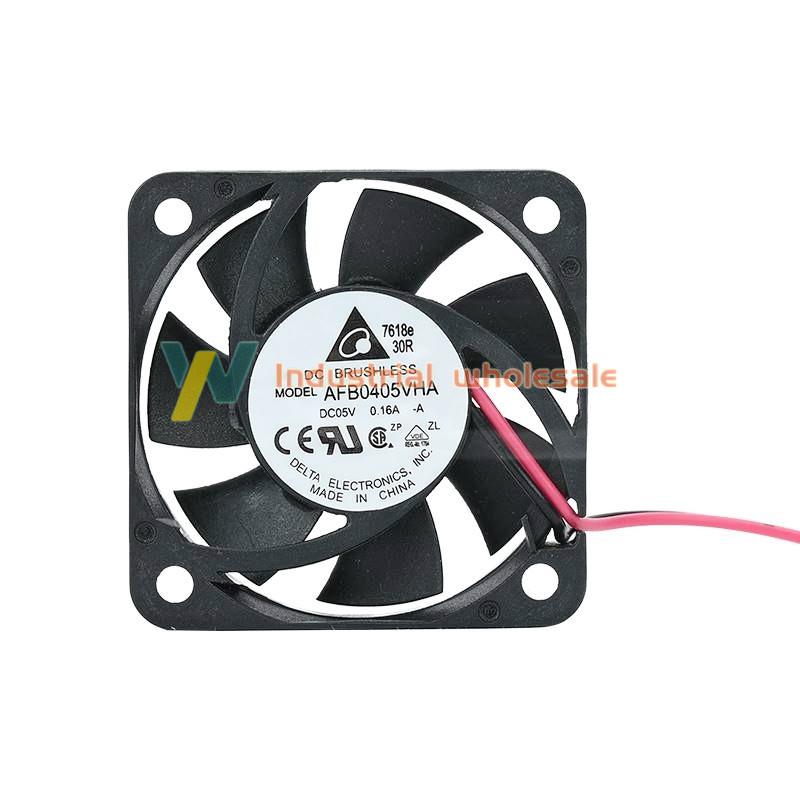 1pc Delta Electronics AFB0405VHA Square Server Fan DC 5V 0.16A 40X40X10mm 3-wire