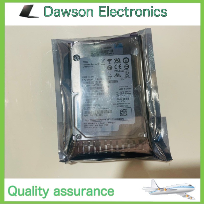 New759208-B21 HP 300GB 12G SAS 15K rpm SFF 2.5" SC HDD Hard Drive 759546-001